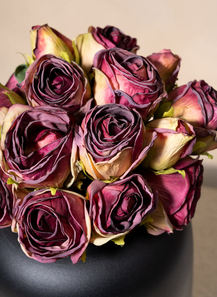 Mini Rozen Boeket - Paars (20 rozen)