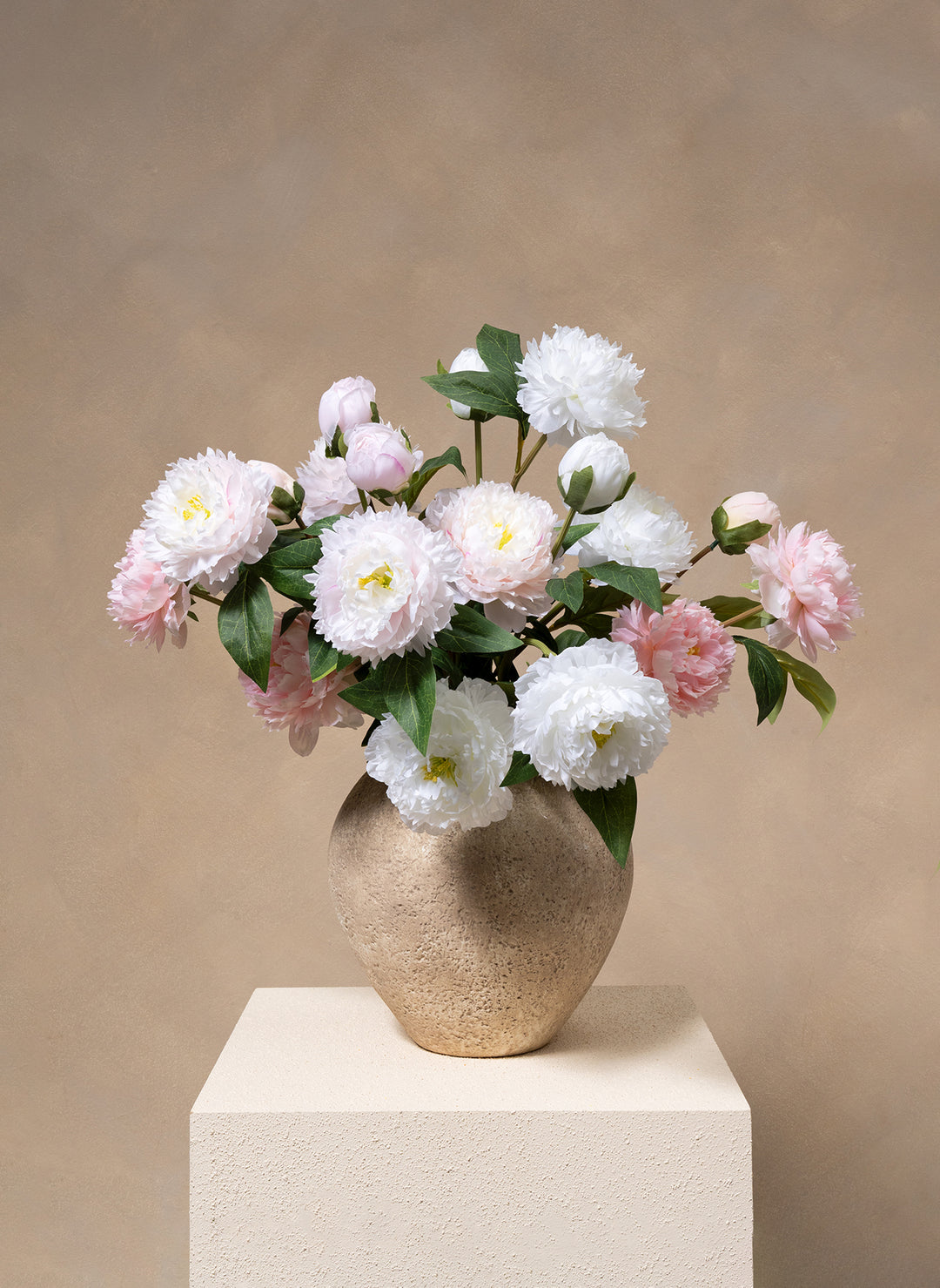 Zijden Pioenrozen - Mix (6 stengels/ 18 bloemhoofdjes)