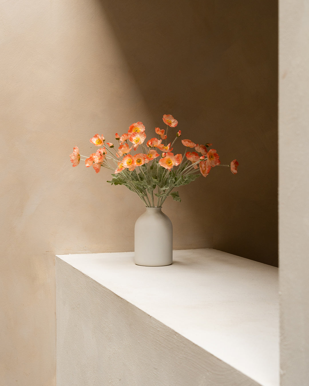 Zijden Klaprozen - Oudroze (10 stengels)