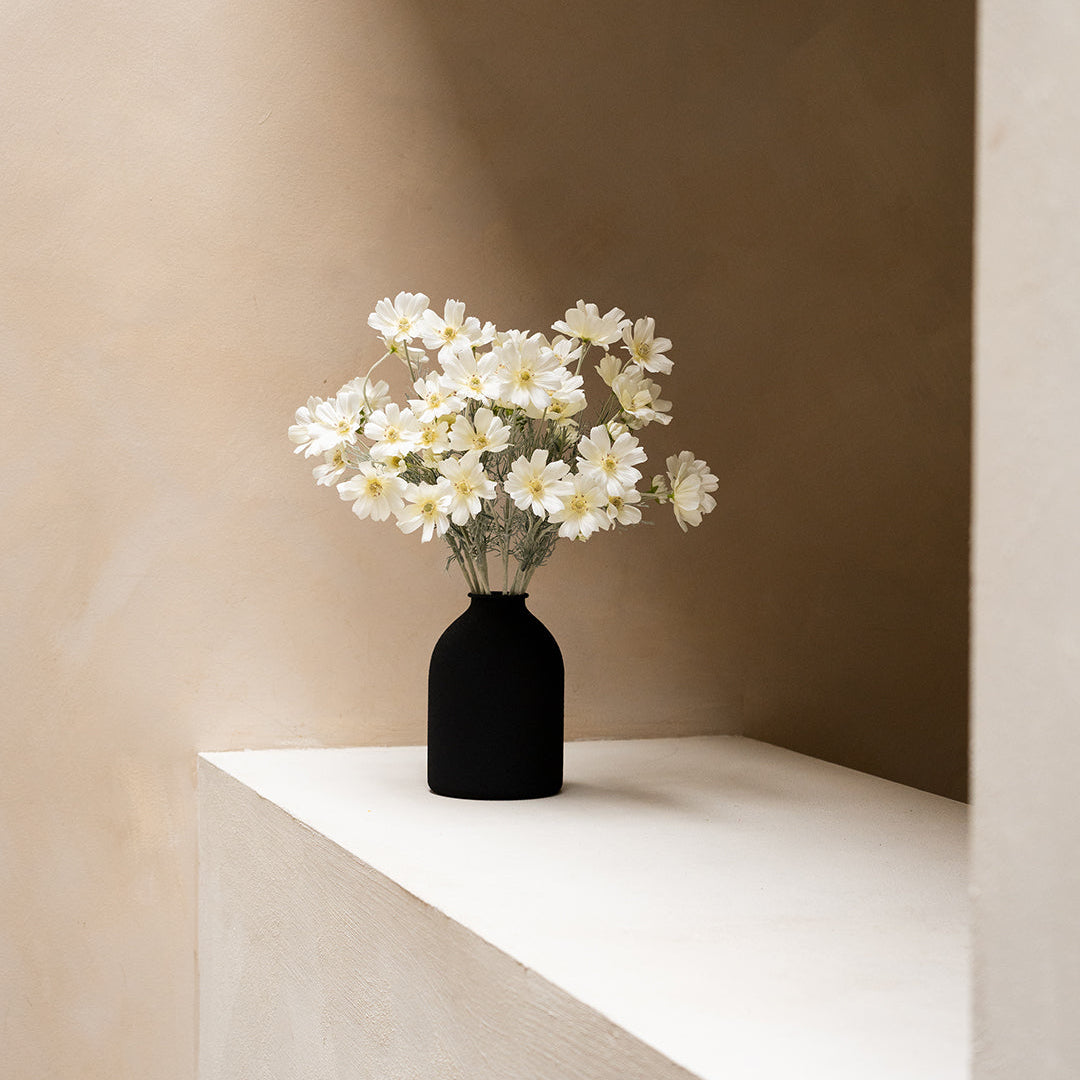 Zijden Madeliefjes (10 stengels) - Wit