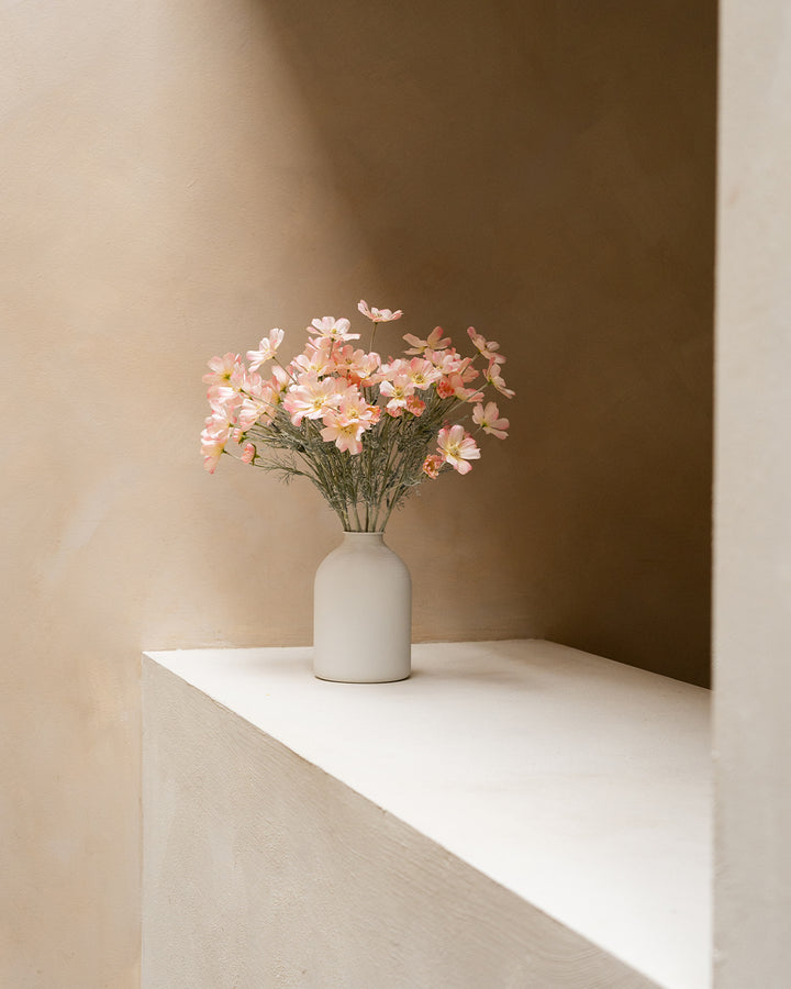 Zijden Madeliefjes (10 stengels) - Lichtroze