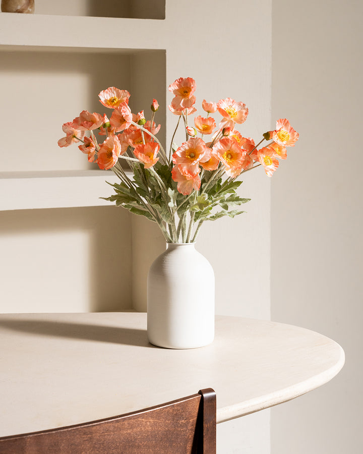 Zijden Klaprozen - Oudroze (10 stengels)