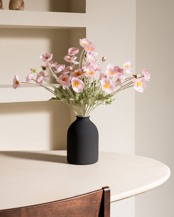 Zijden Klaprozen - Lichtroze (10 stengels)