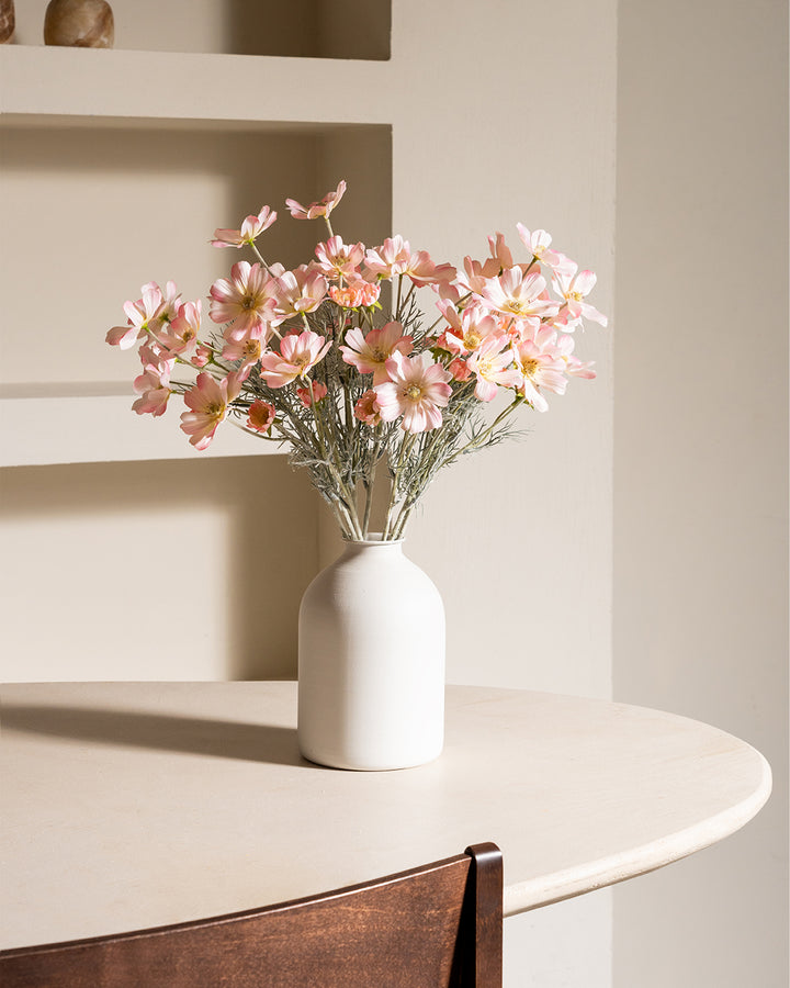 Zijden Madeliefjes (10 stengels) - Lichtroze