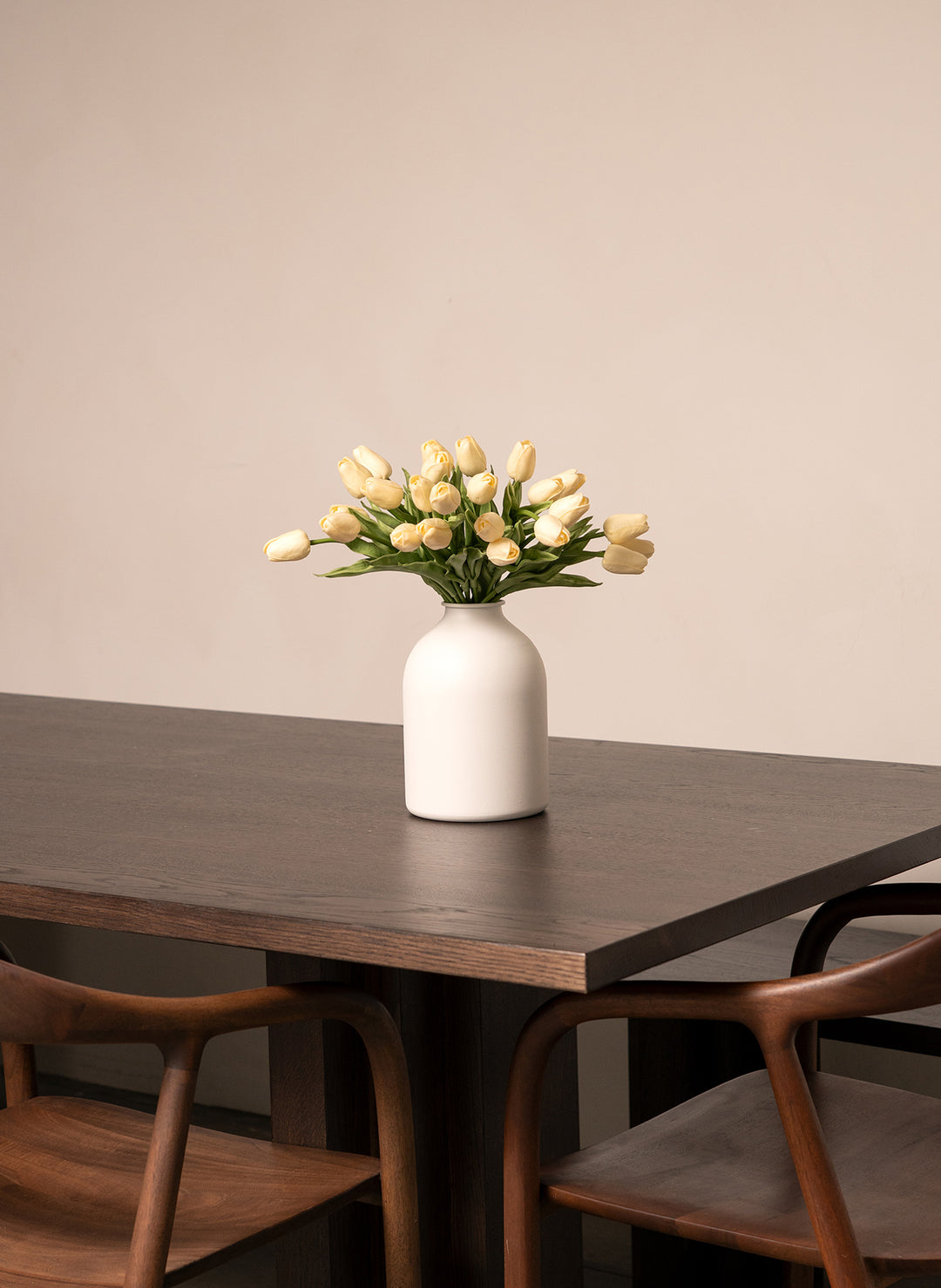 Kunst Tulpen Boeket - Ivoor (25 stengels)