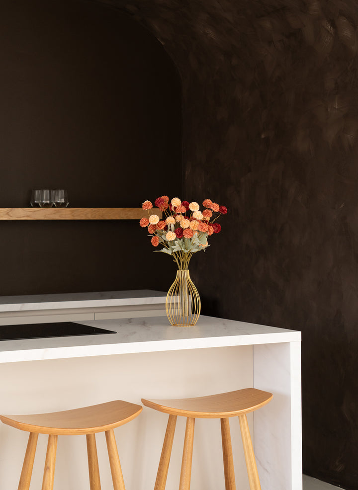 Zijden Kiku Bloemen - Mix (10 stengels/ 50 bloemhoofdjes)