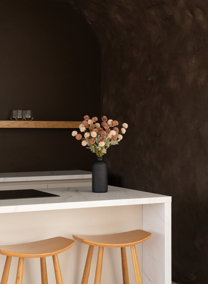 Zijden Kiku Bloemen - Crème Mix (10 stengels/ 50 bloemhoofdjes)