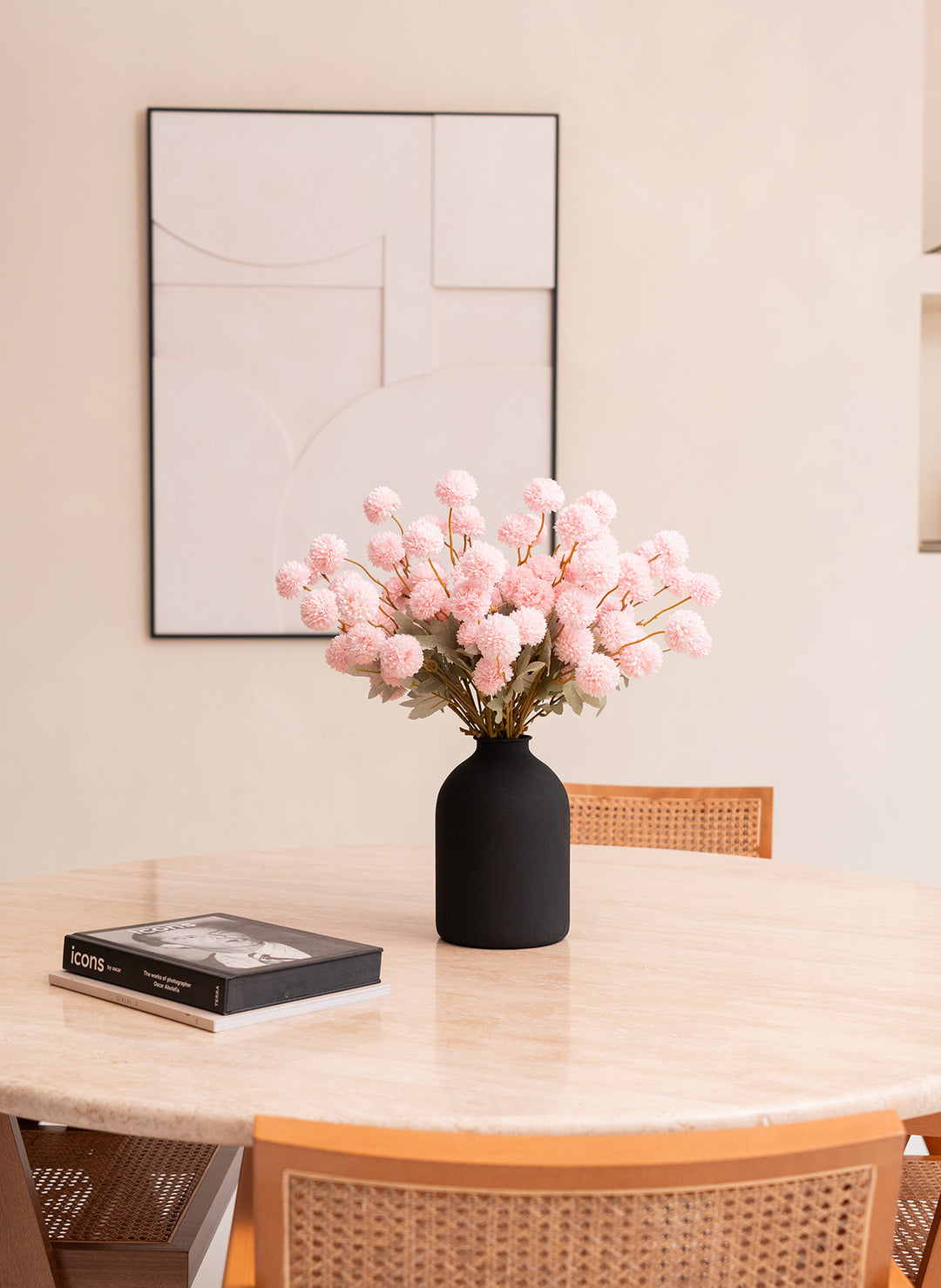 Casa vaas - Mat zwart