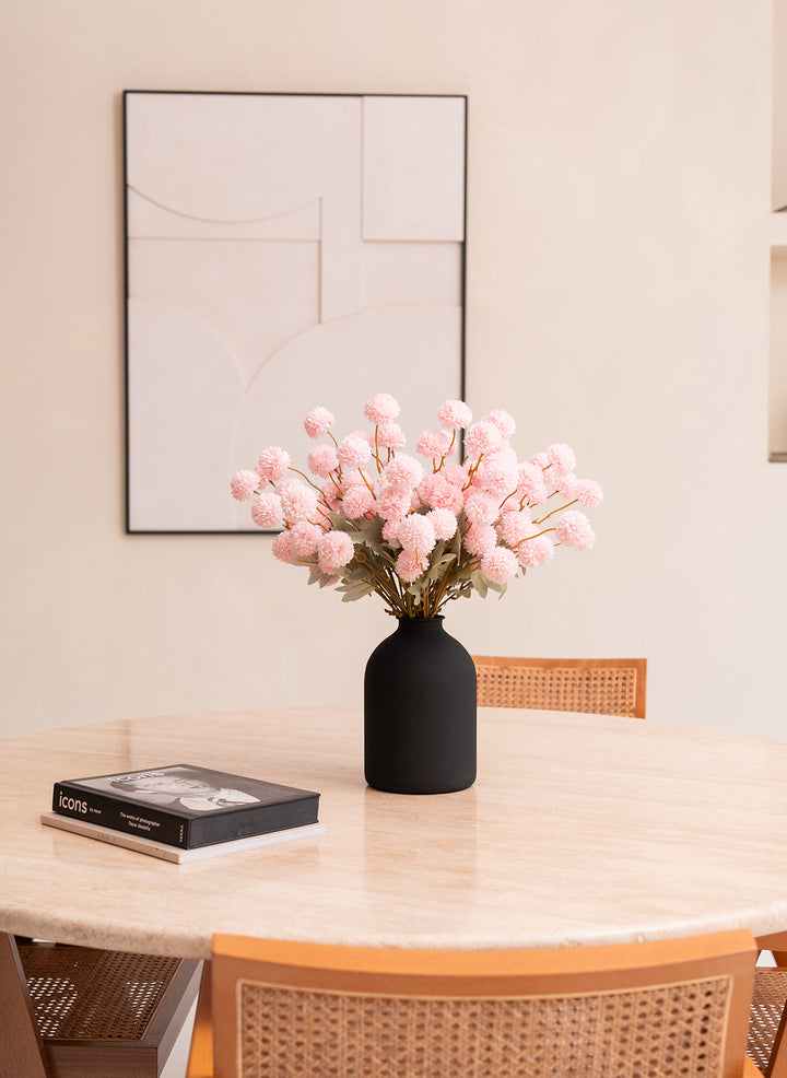 Casa vaas - Mat zwart