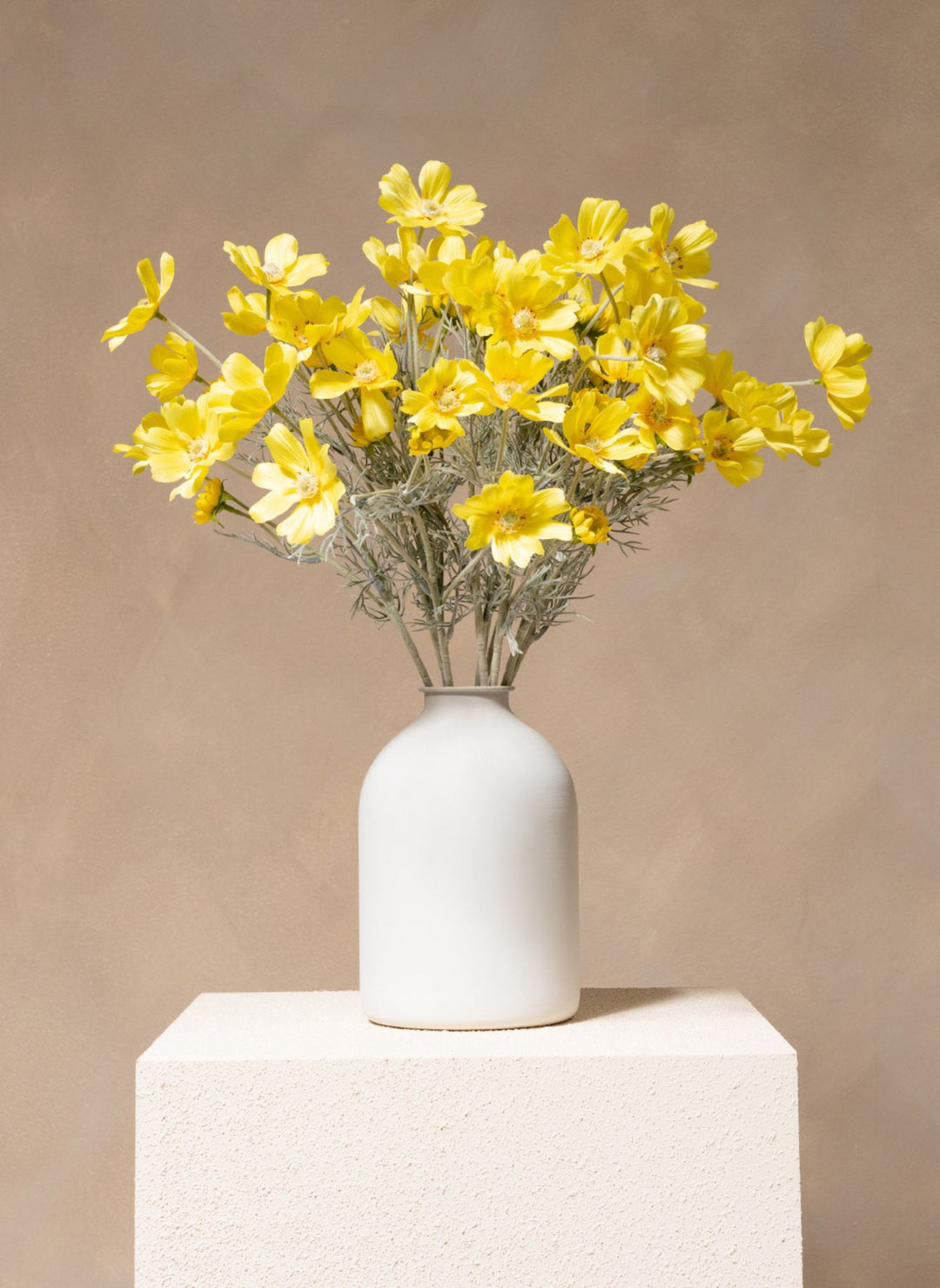 Zijden Madeliefjes (10 stengels) - Geel