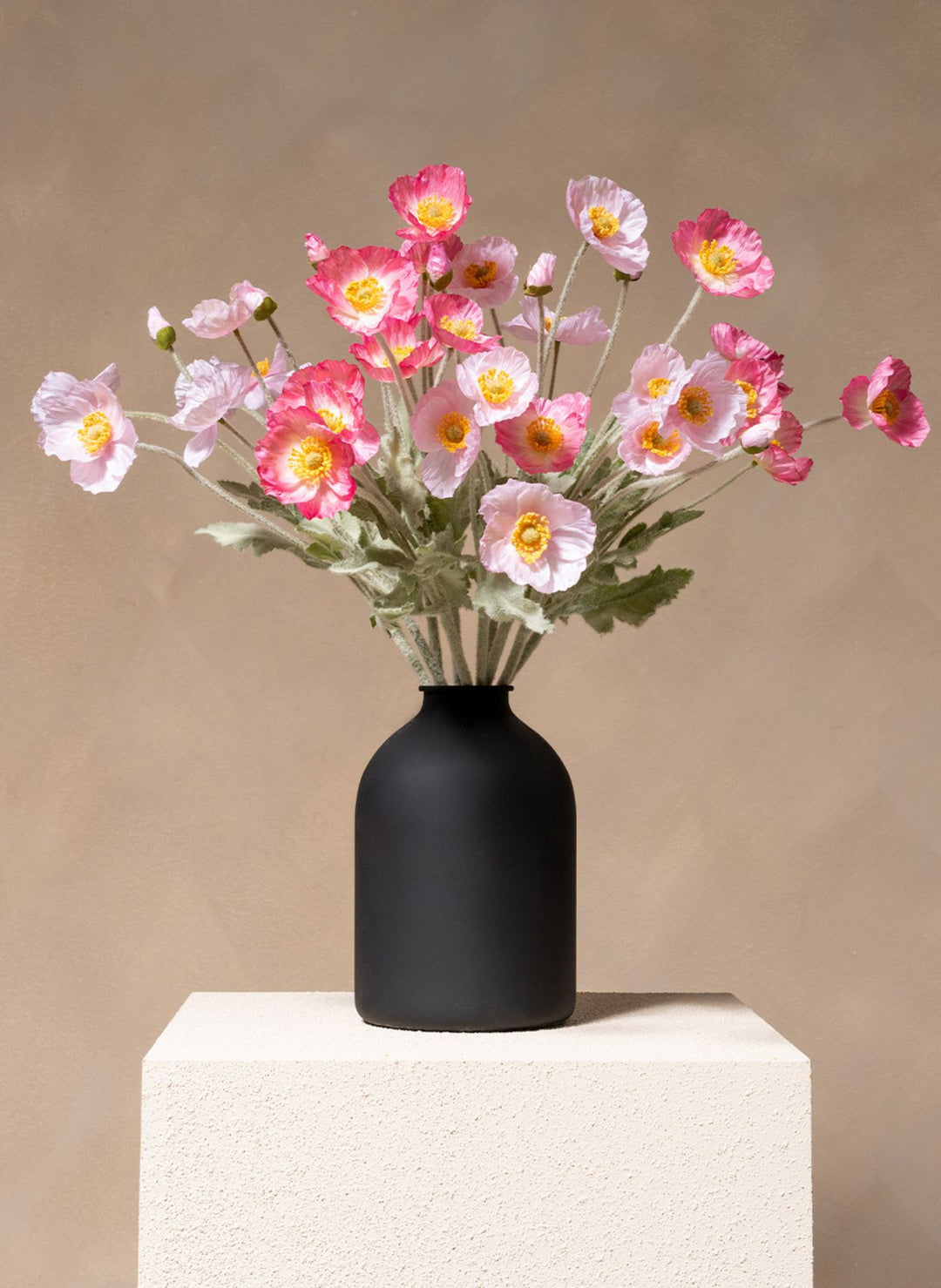 Zijden Klaprozen - Roze Mix (10 stengels)