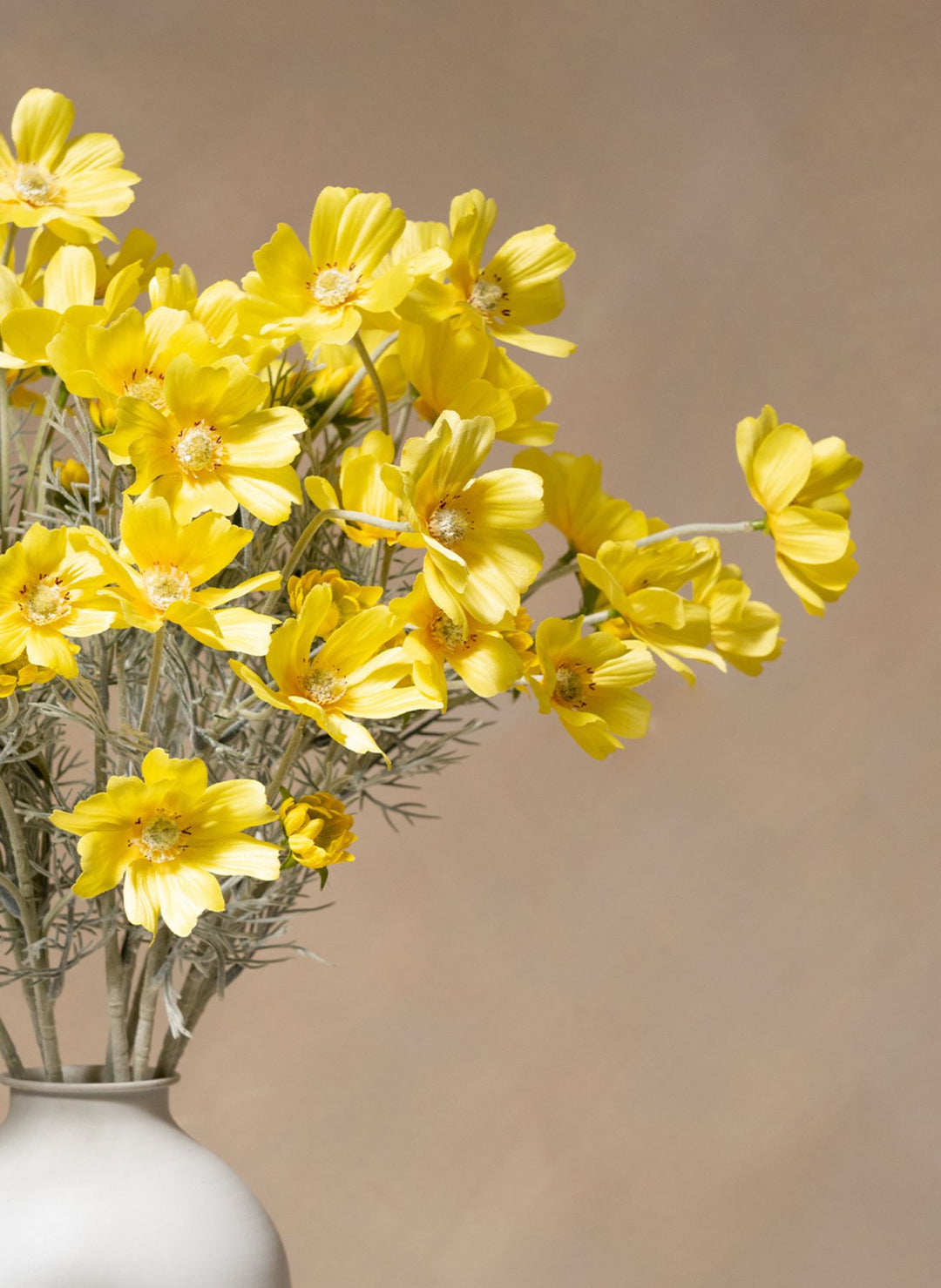 Zijden Madeliefjes (10 stengels) - Geel