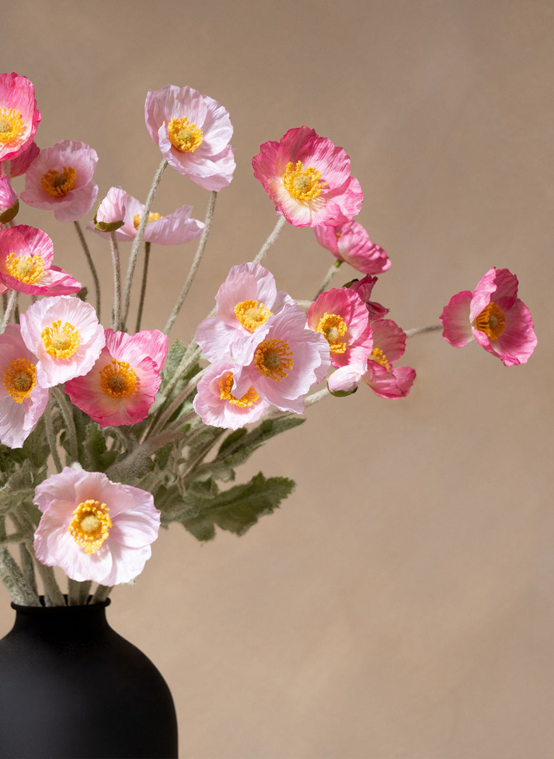 Zijden Klaprozen - Roze Mix (10 stengels)