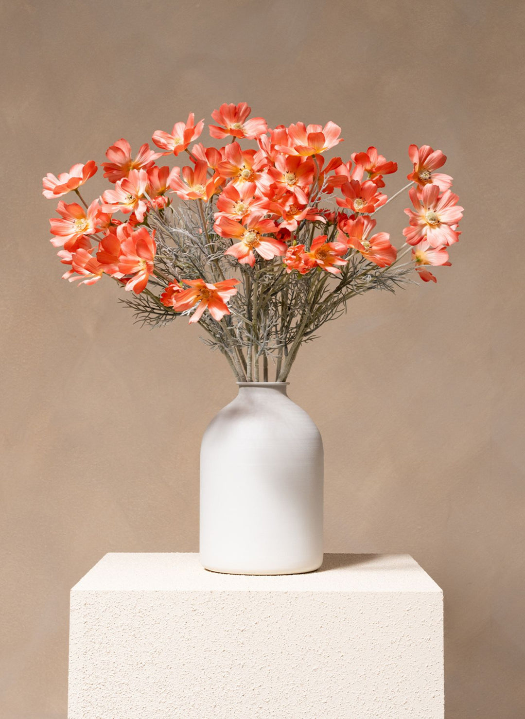 Zijden Madeliefjes (10 stengels) - Oudroze