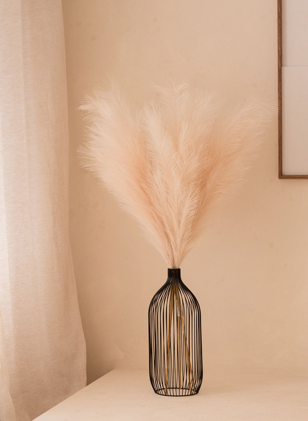 Pampas 110cm (3 stengels)- Crème