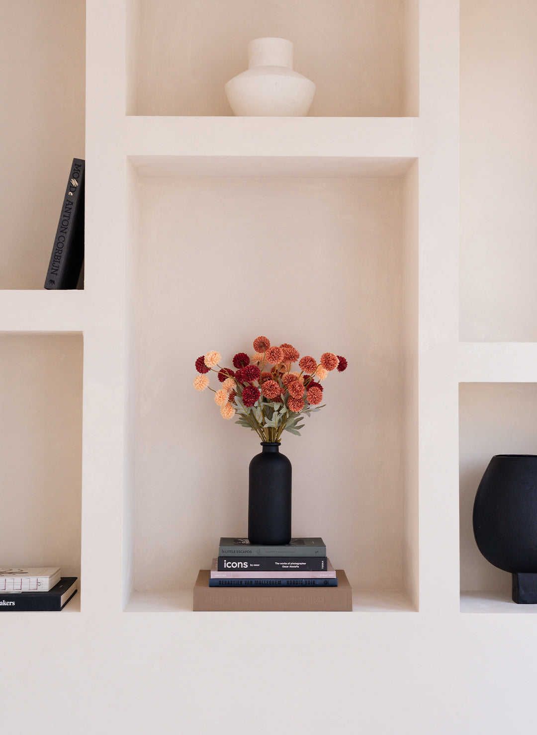 Zijden Kiku Bloemen - Mix (10 stengels/ 50 bloemhoofdjes)