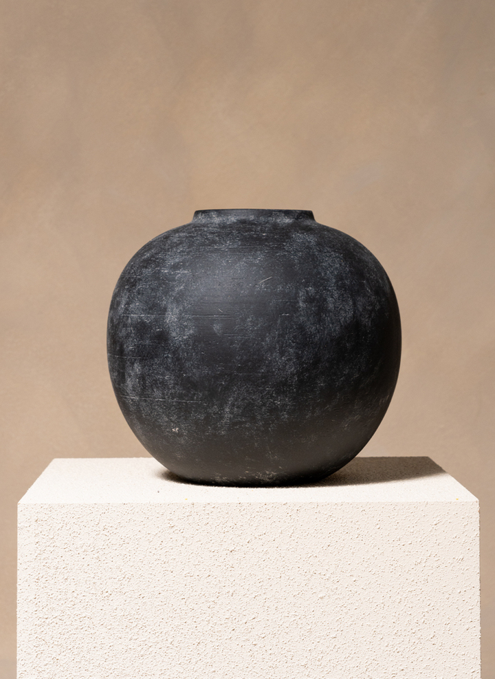 Terra vaas - Zwart