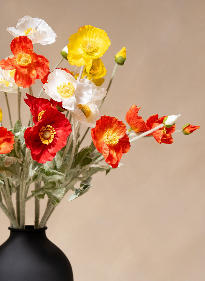 Zijden Klaprozen - Zomer Mix (10 stengels)