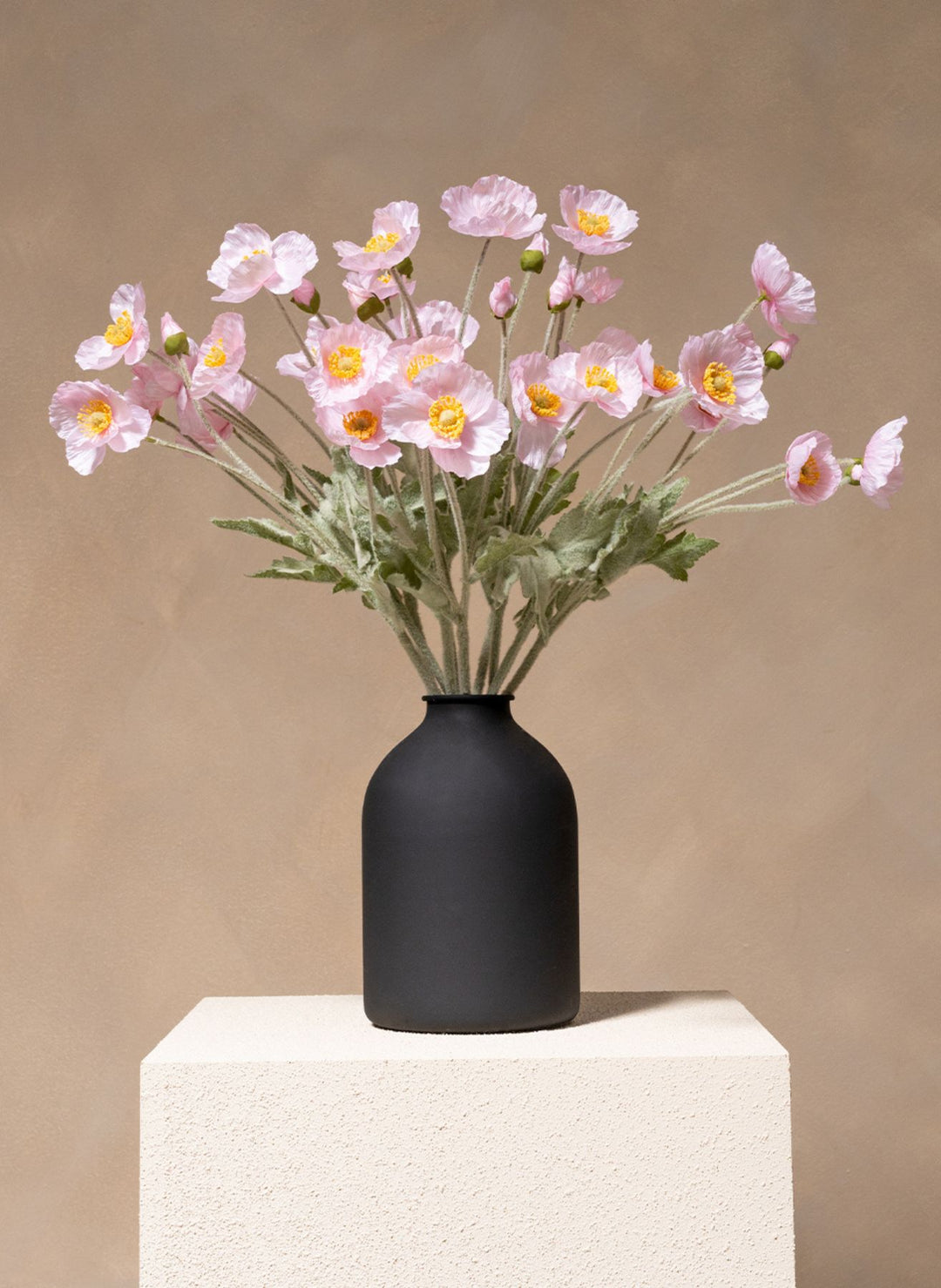 Zijden Klaprozen - Lichtroze (10 stengels)