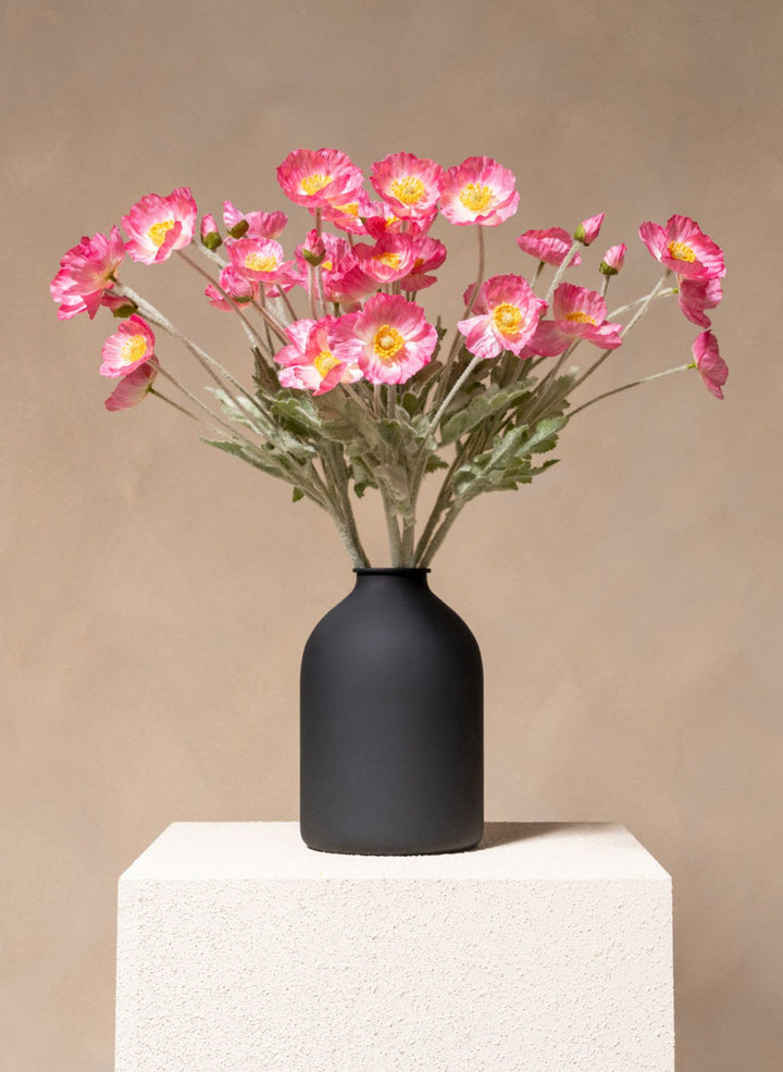 Zijden Klaprozen - Roze (10 stengels)