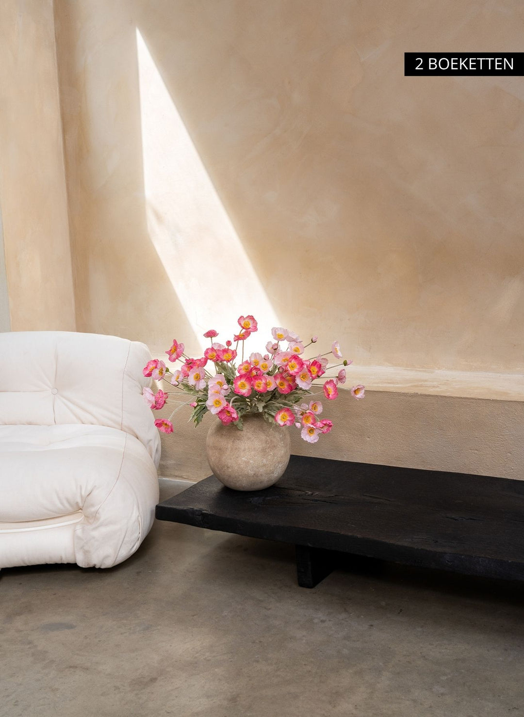 Zijden Klaprozen - Roze Mix (10 stengels)