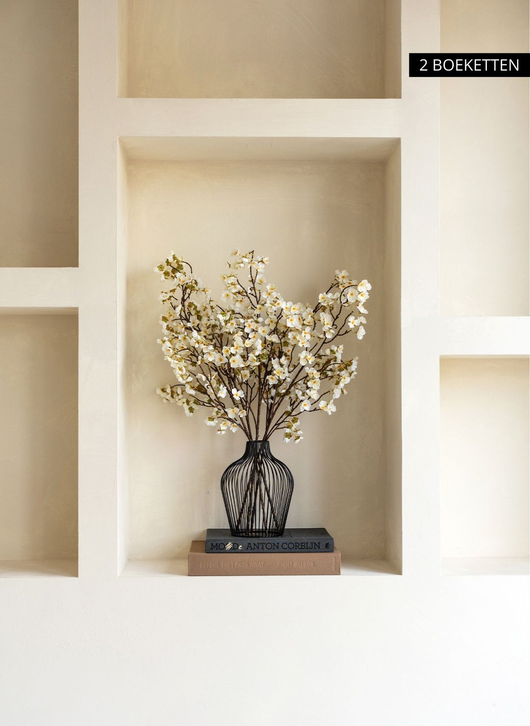 Zijden Bloesem - Wit (3stengels)