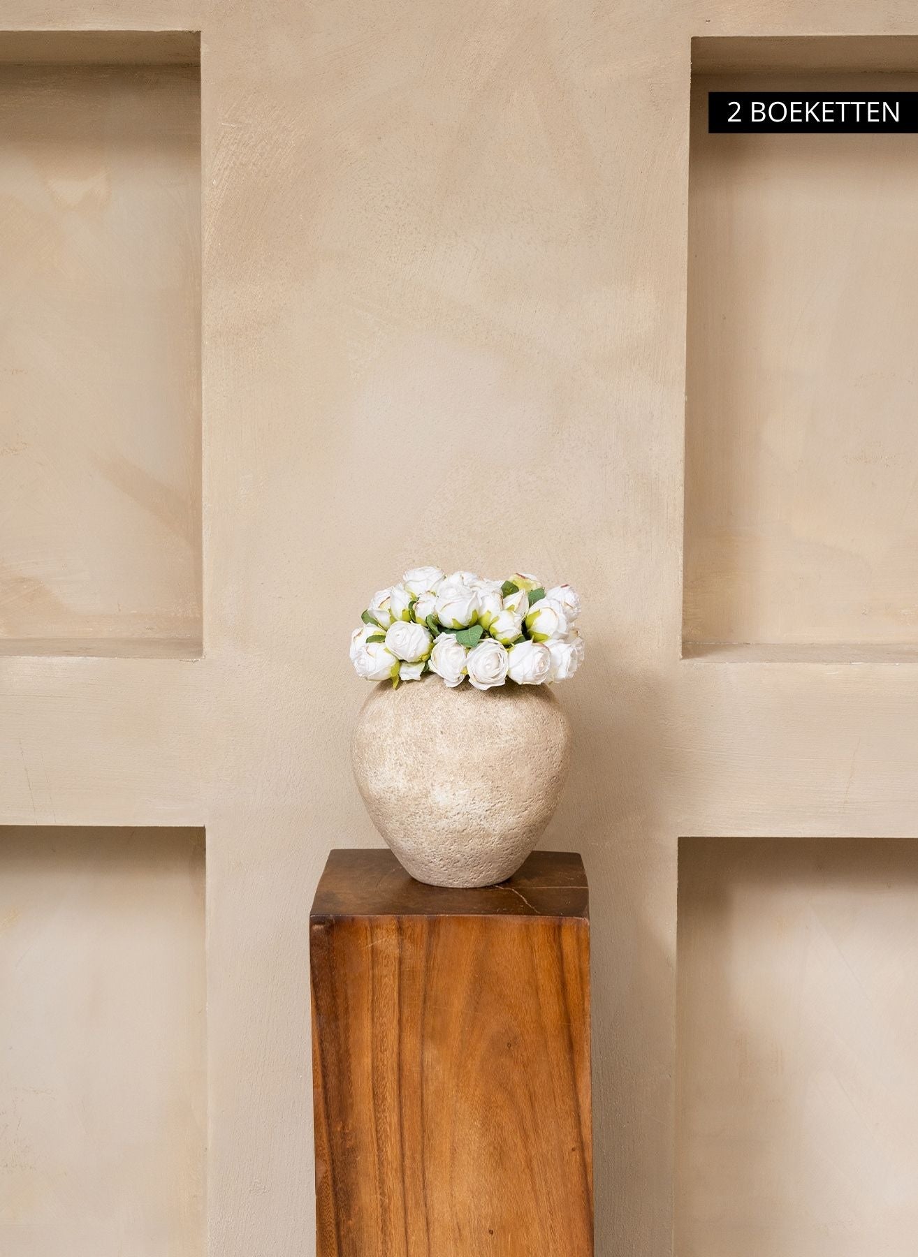 Mini Rozen Boeket - Wit (20 rozen)