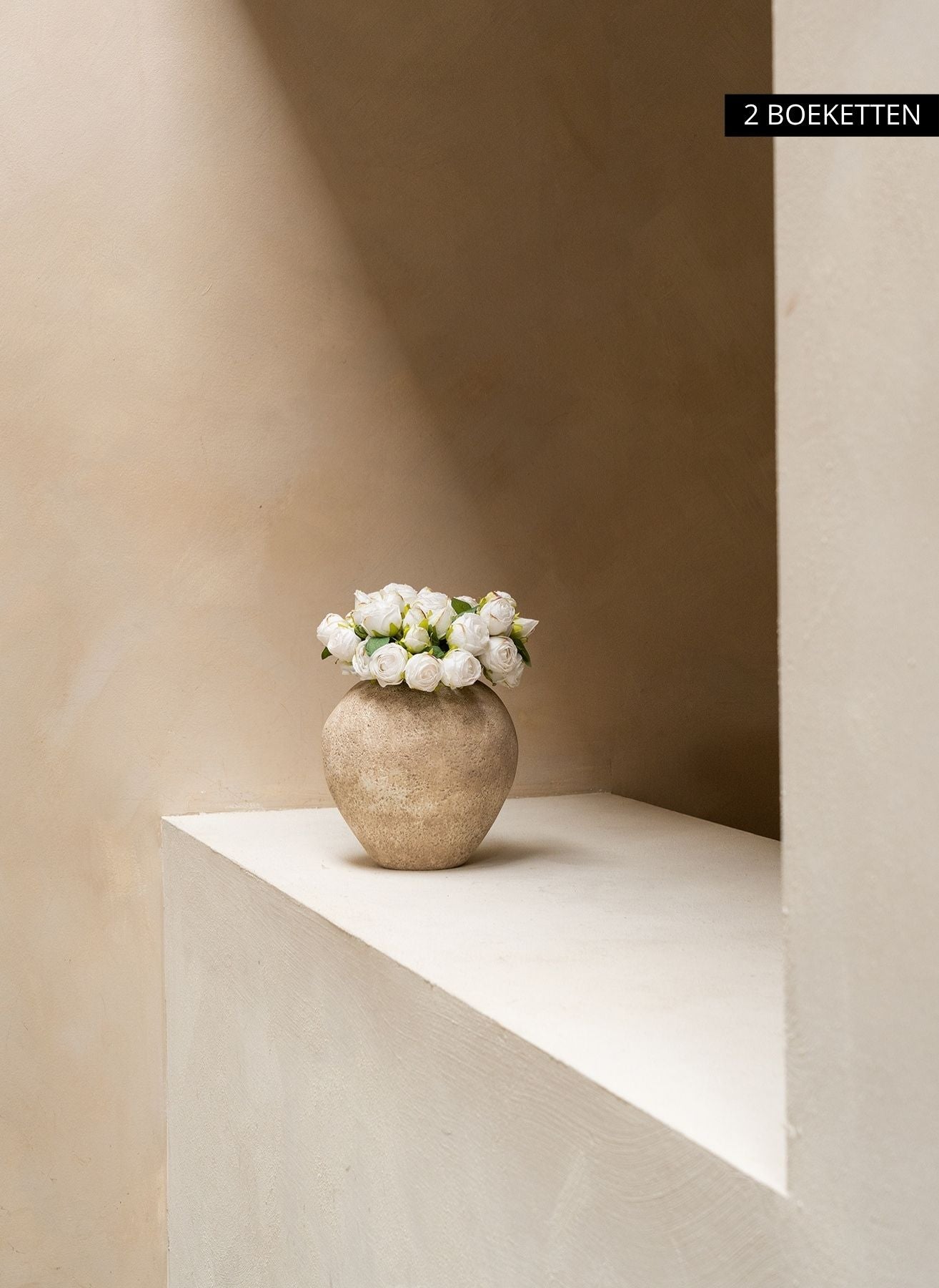 Mini Rozen Boeket - Wit (20 rozen)