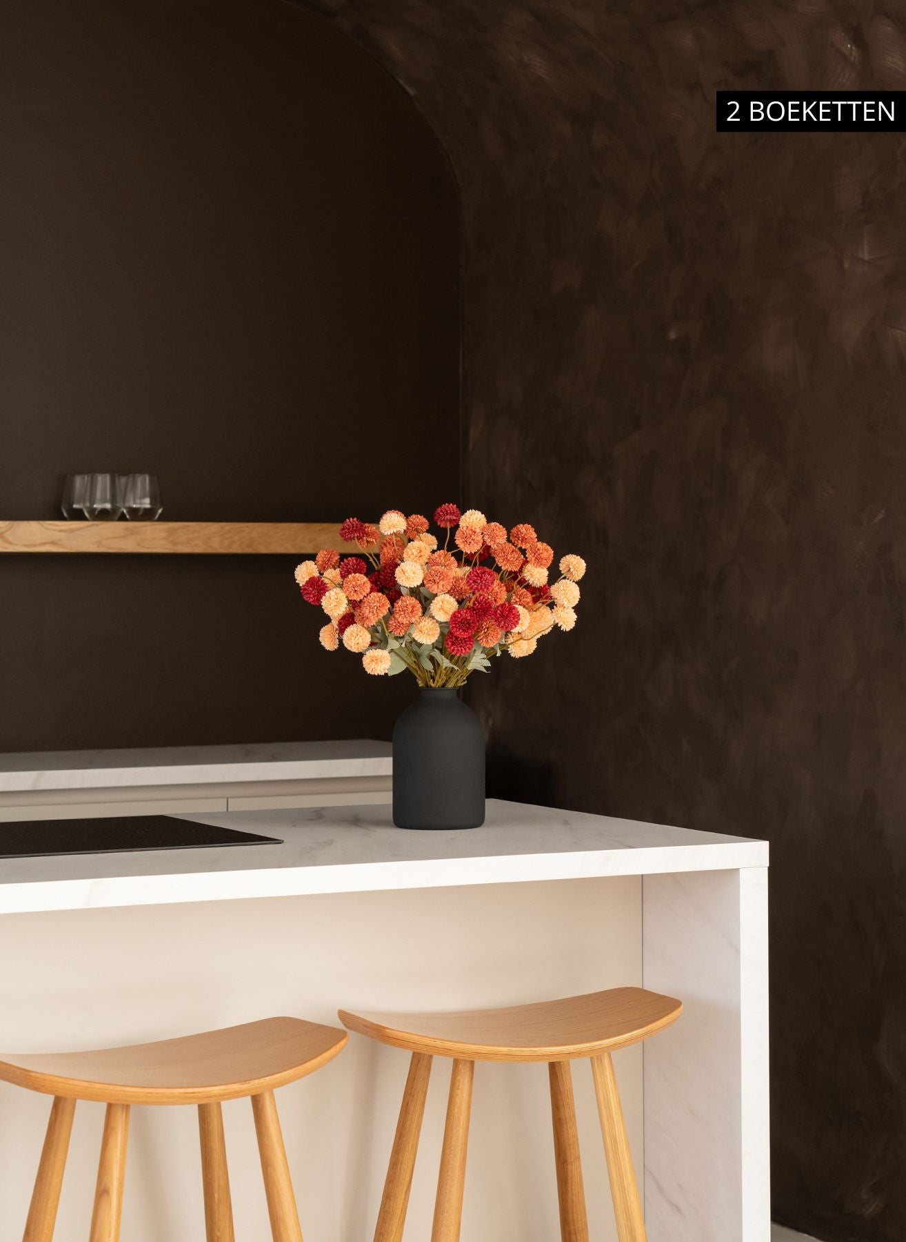 Zijden Kiku Bloemen - Mix