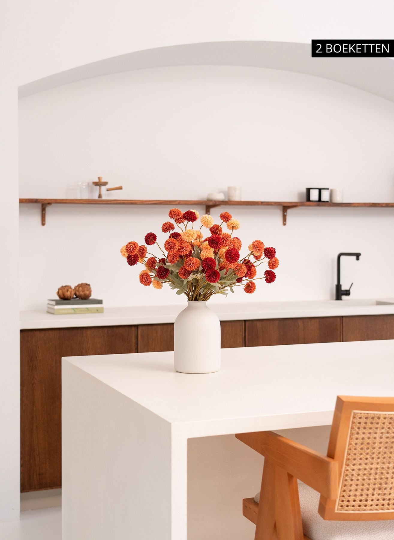 Zijden Kiku Bloemen - Mix