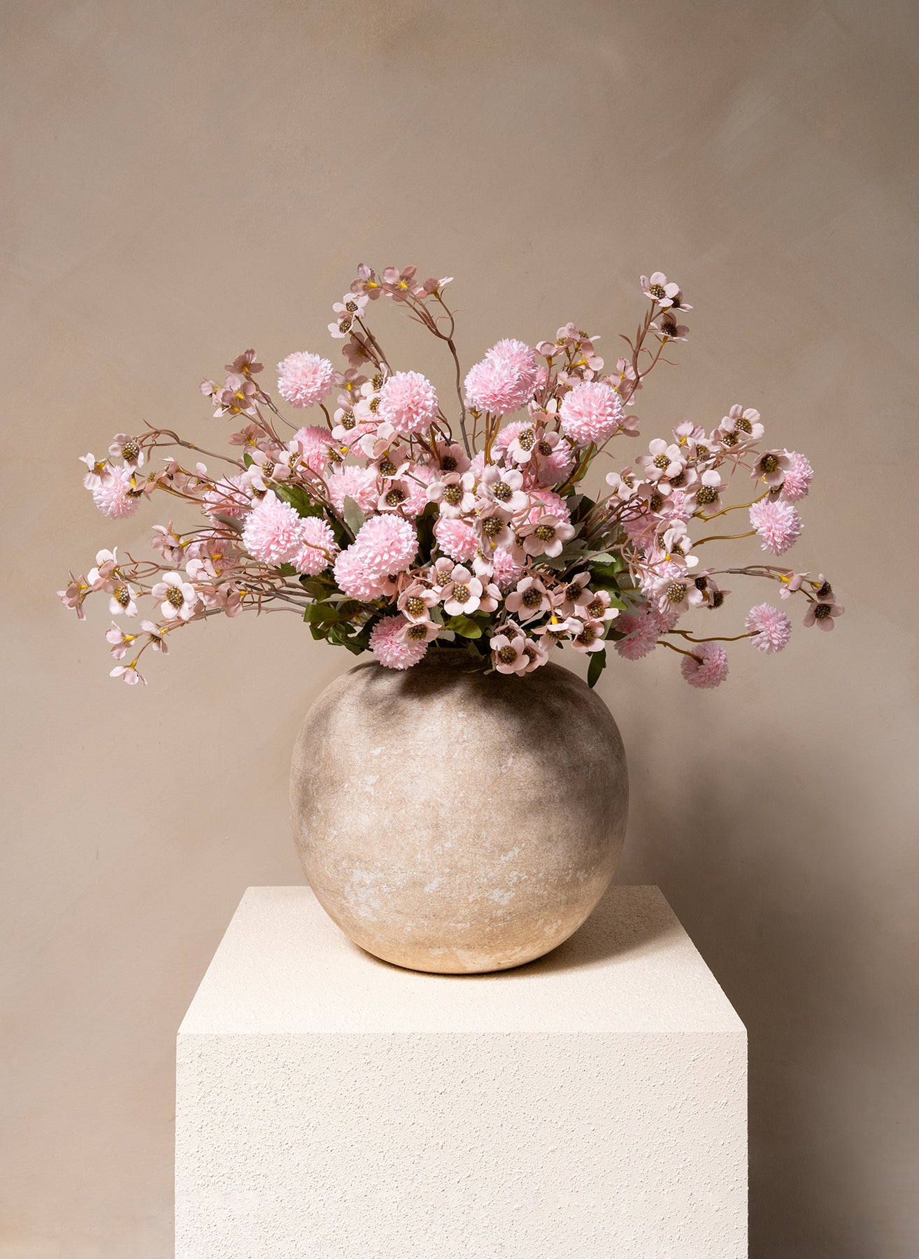 Wax Arrangement - Roze