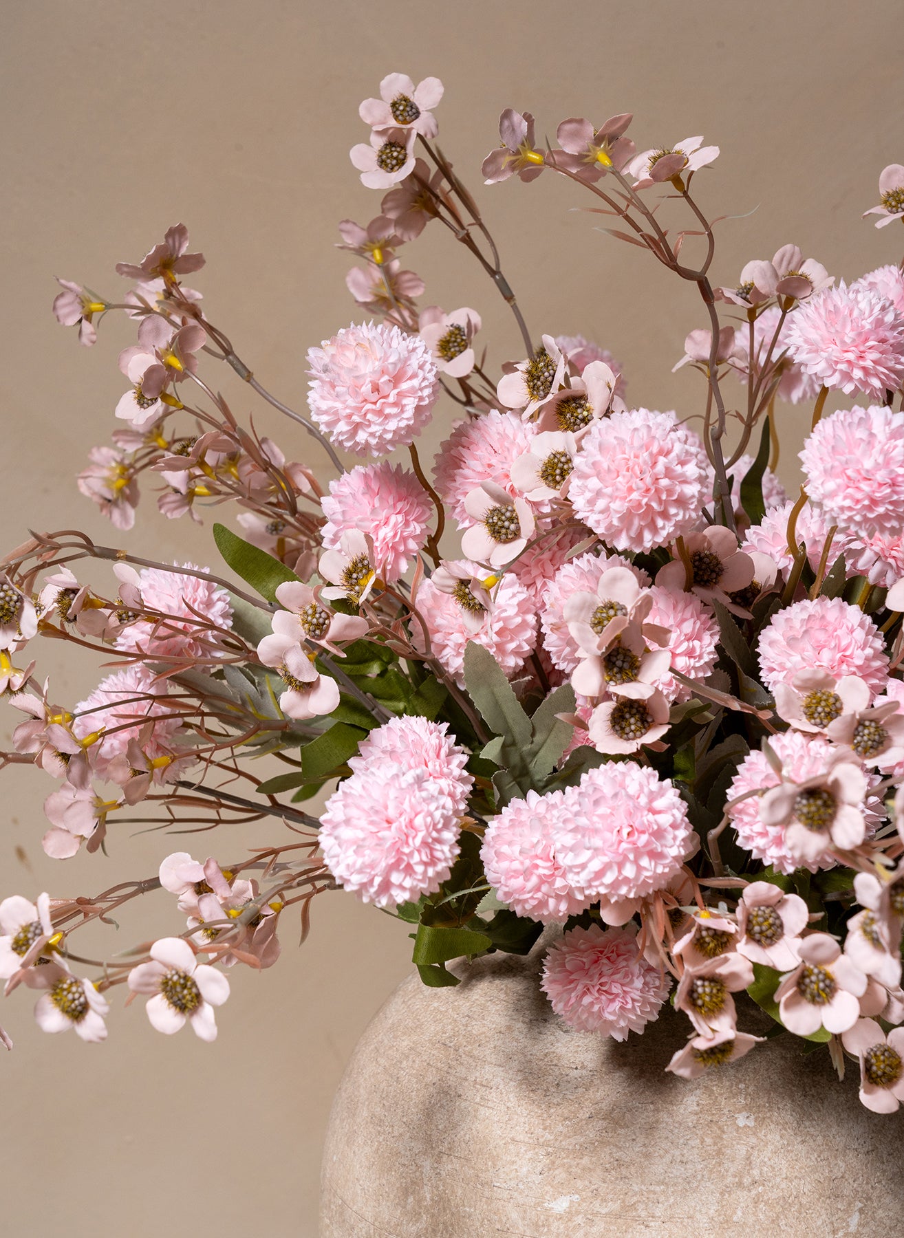 Wax Arrangement - Roze