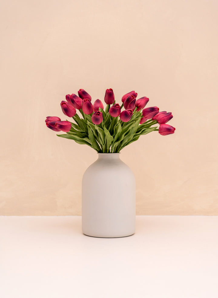 Kunst Tulpen Boeket - Paars (25 stengels)