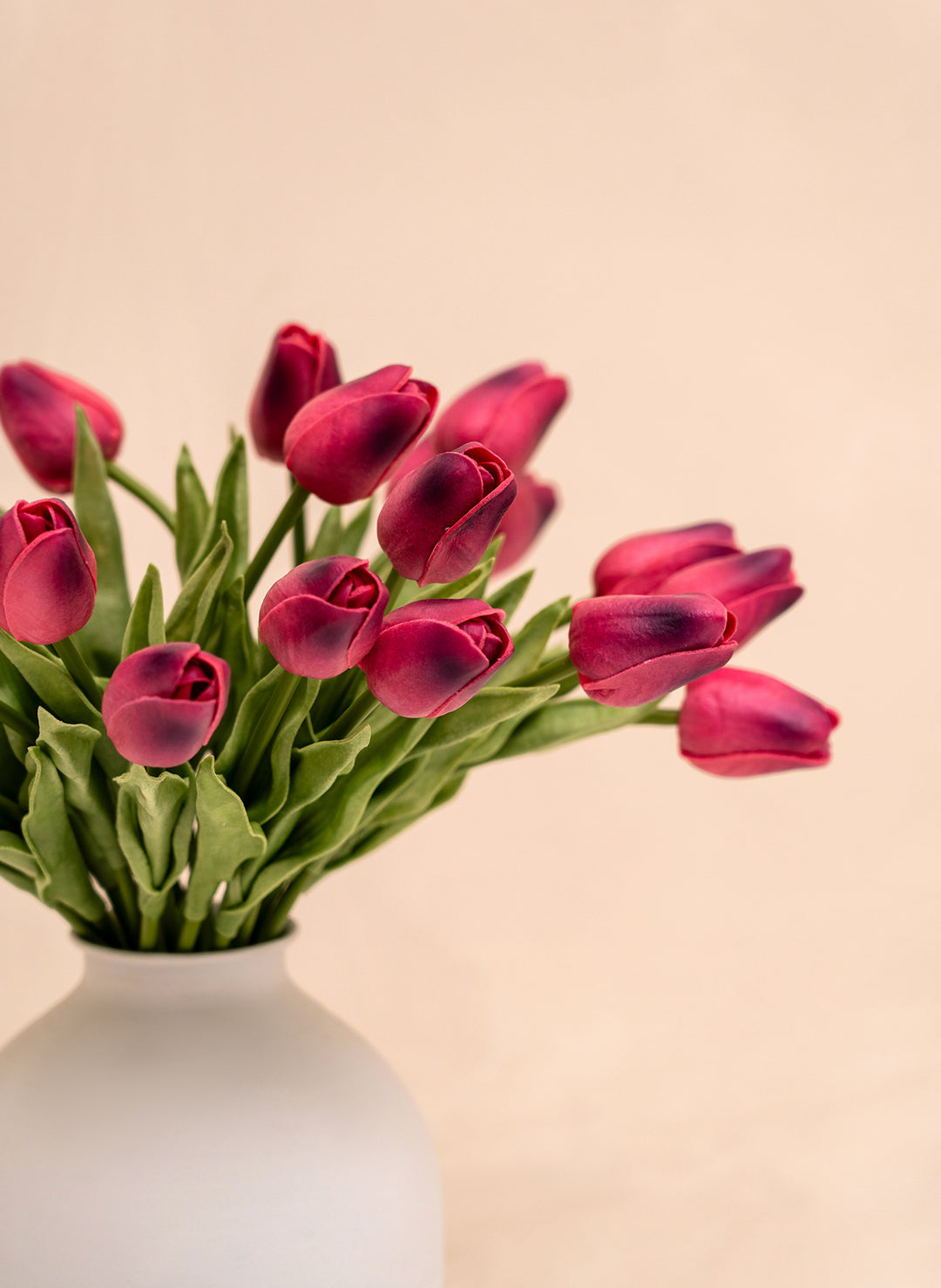 Kunst Tulpen Boeket - Paars (25 stengels)