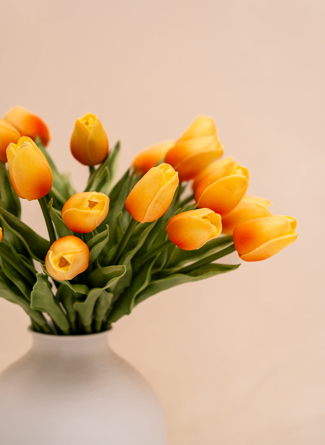 Kunst Tulpen Boeket - Peach (25 stengels)