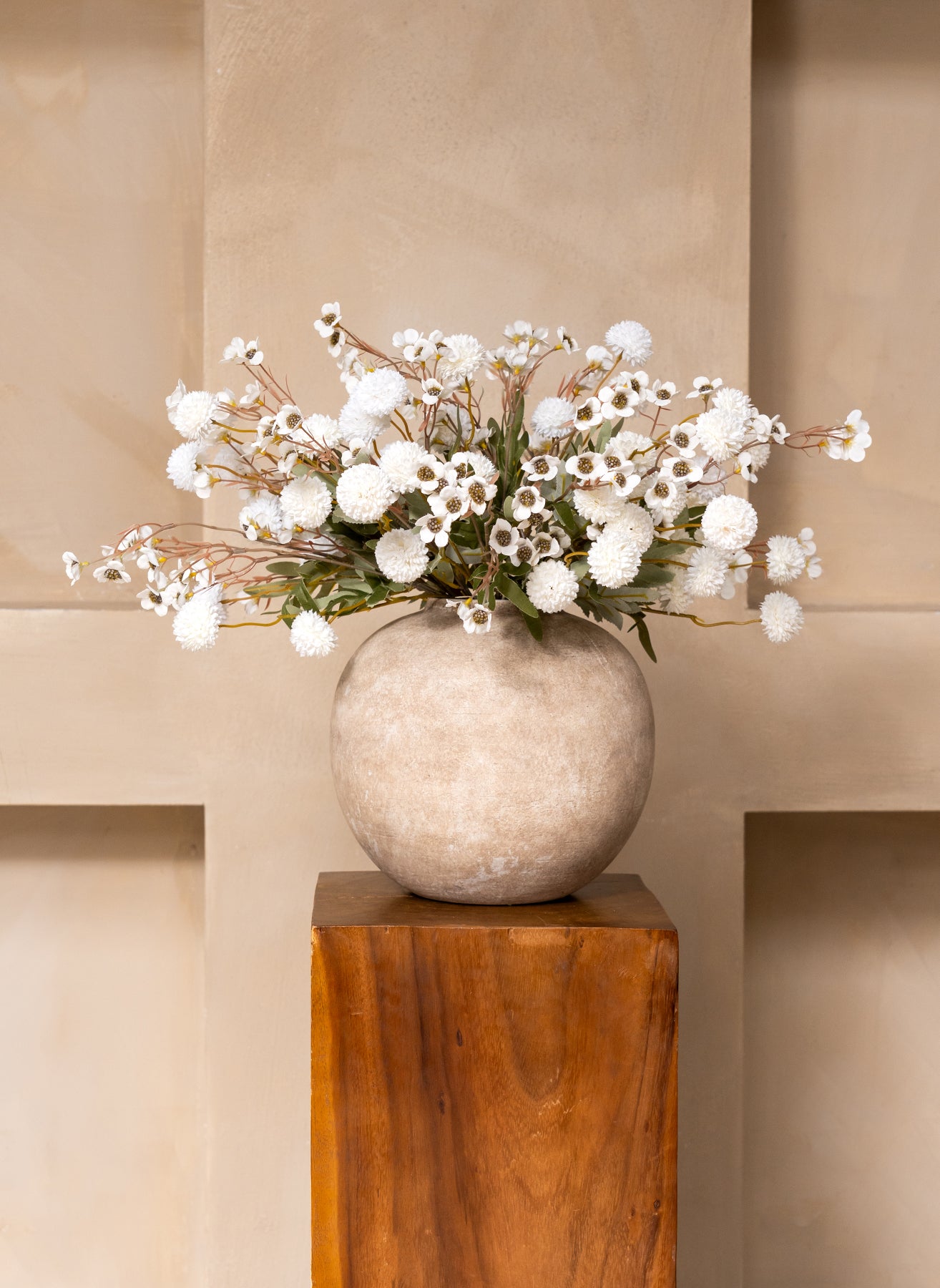 Wax Arrangement - Wit