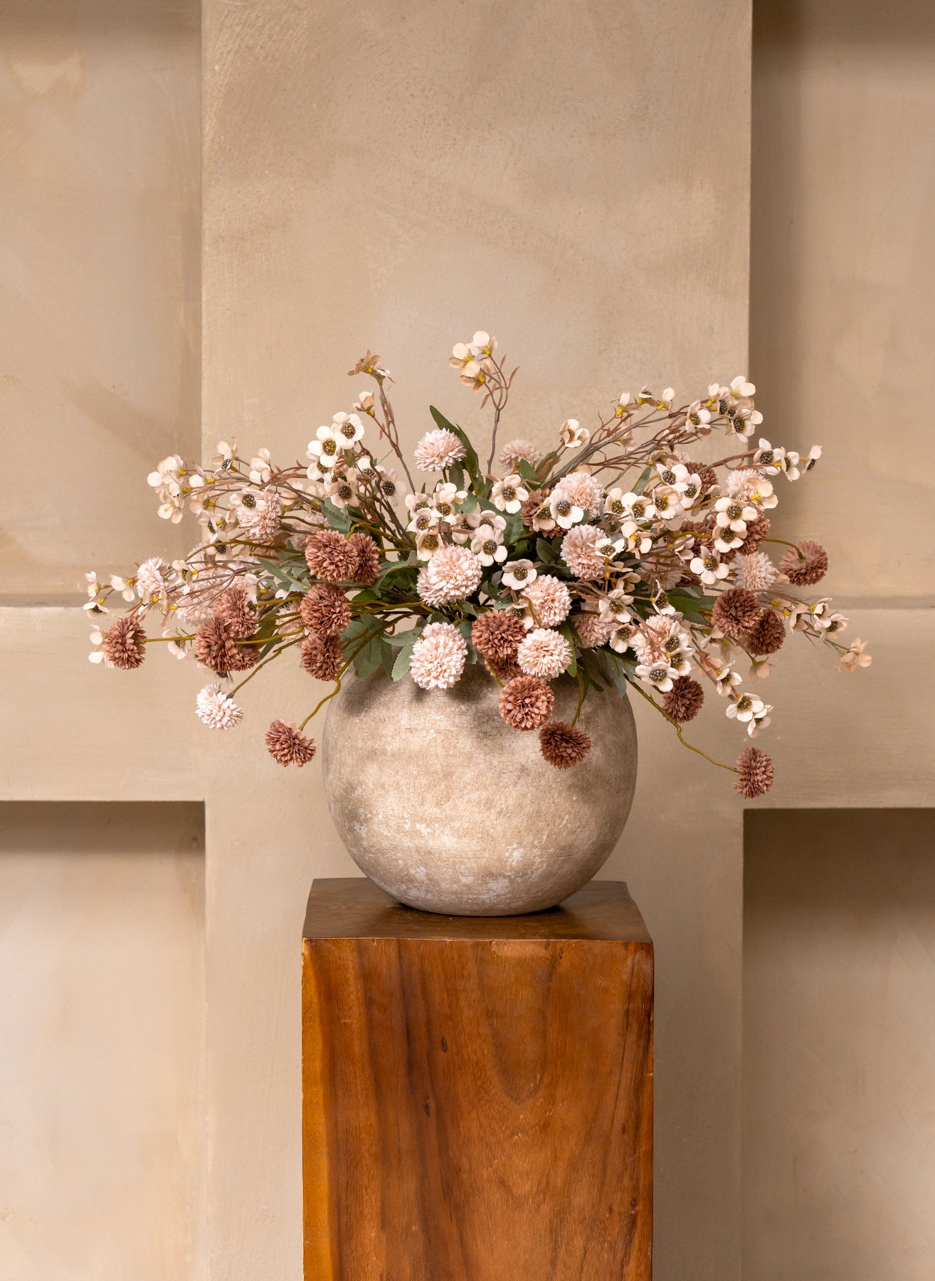 Wax Arrangement - Crème mix