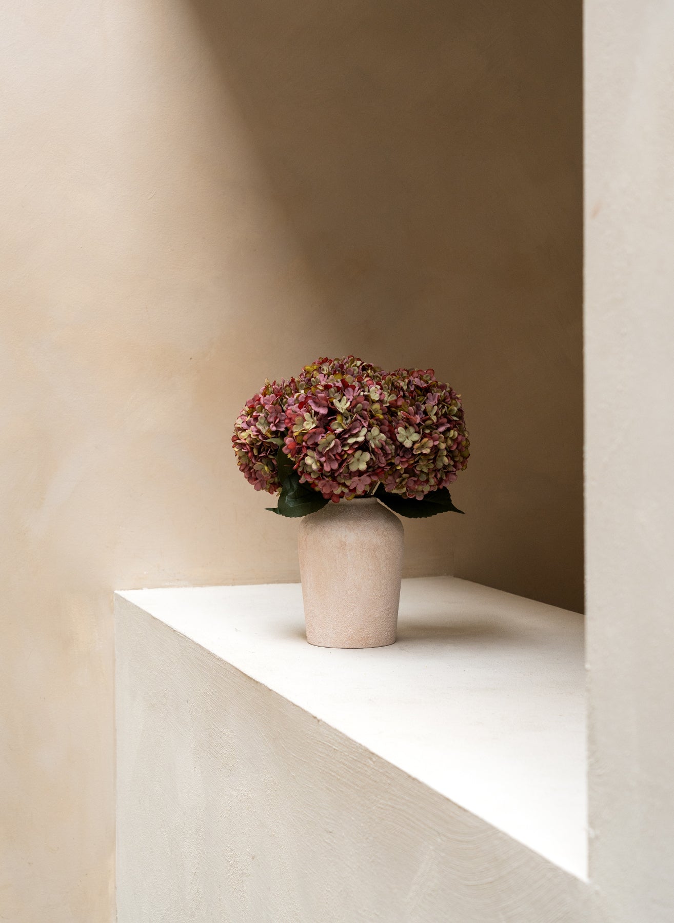 Grote Zijden Hortensia - Paars