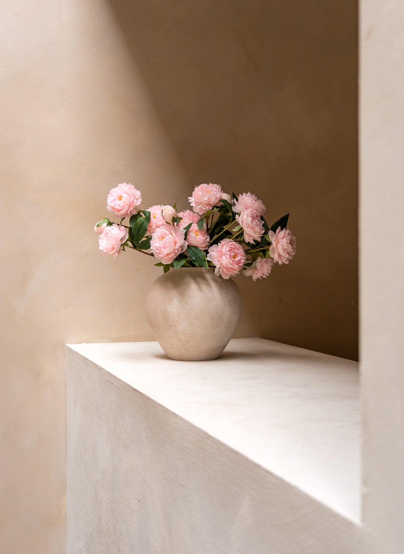 Zijden Pioenrozen - Roze