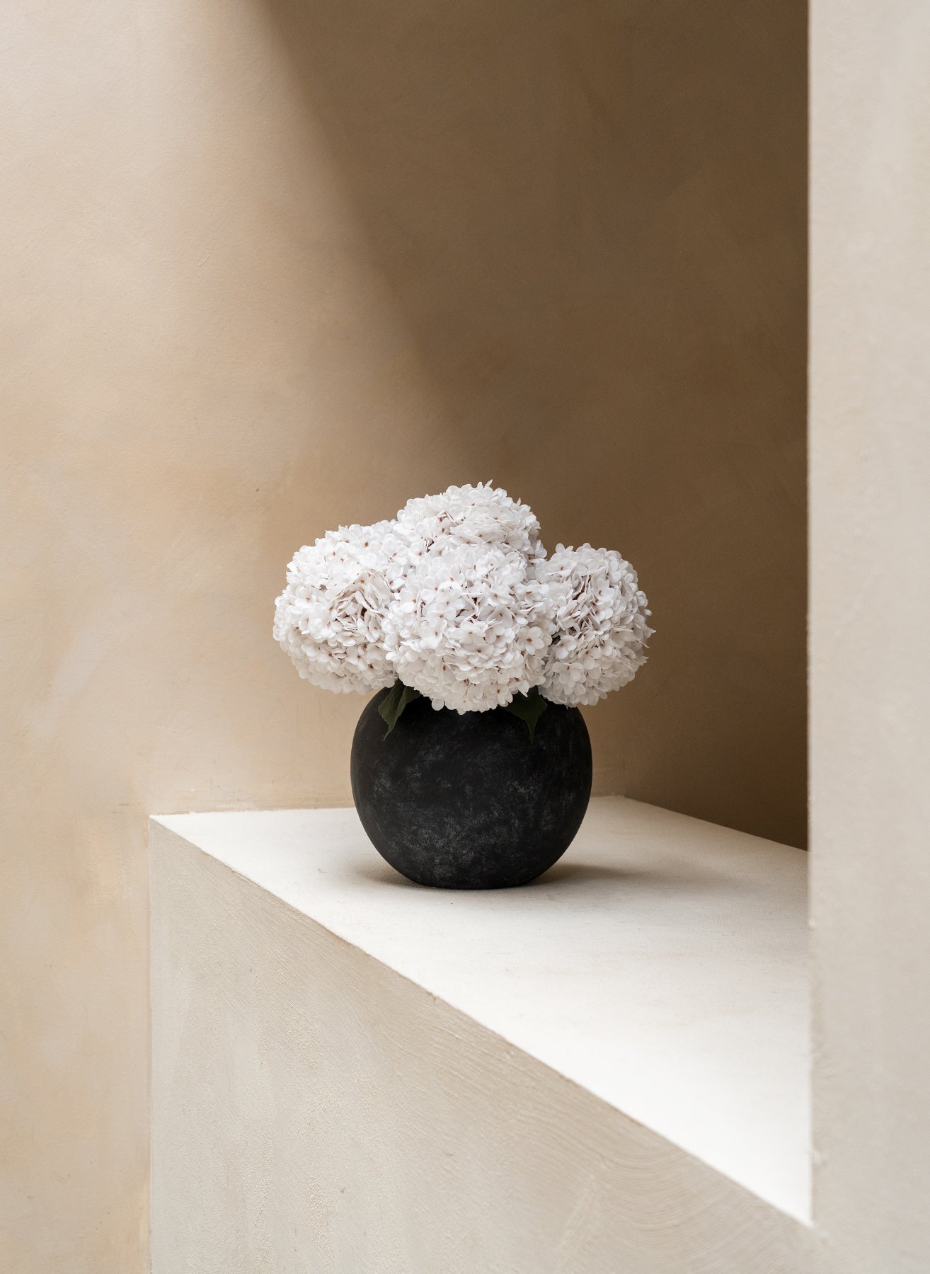 Grote Zijden Hortensia - Wit