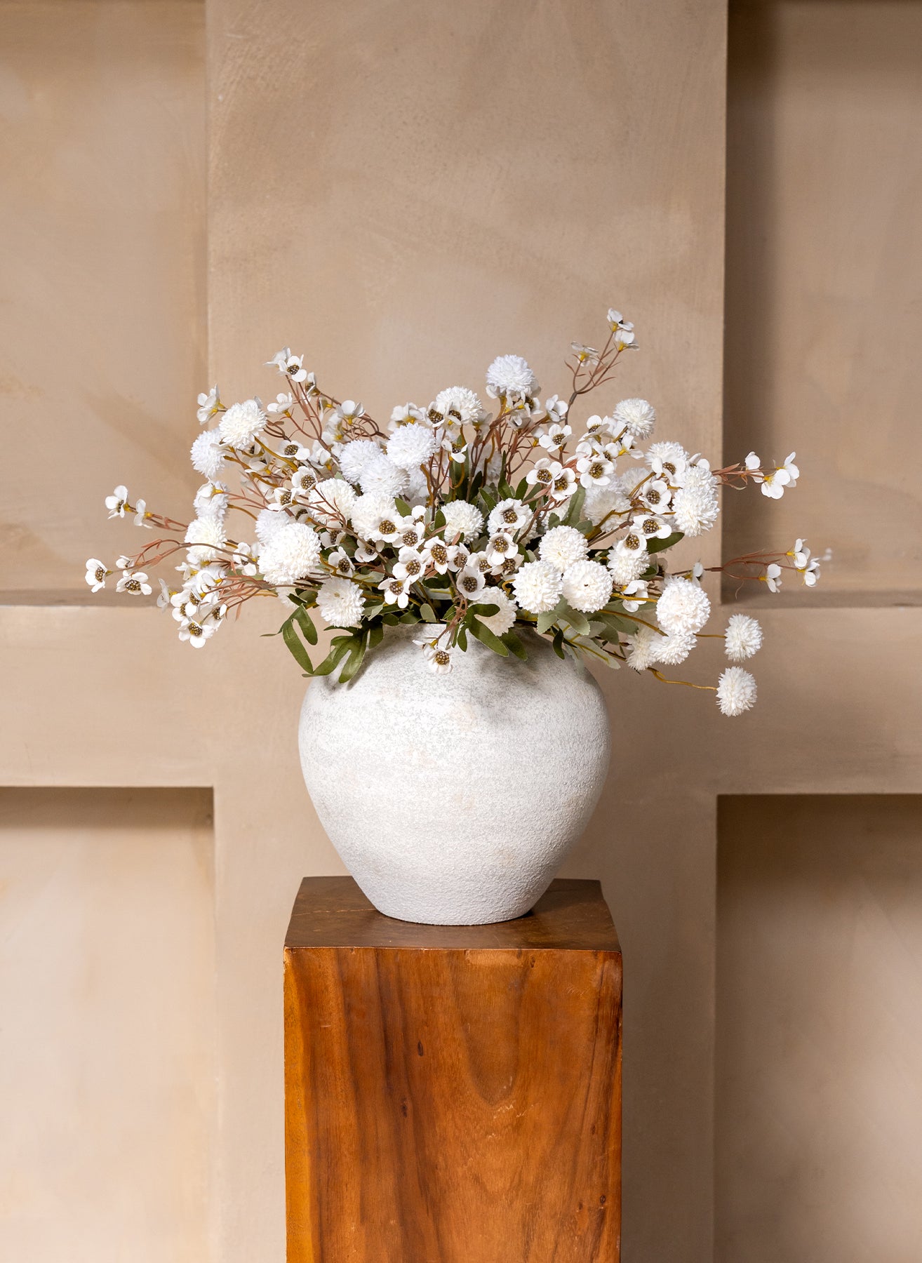 Wax Arrangement - Wit