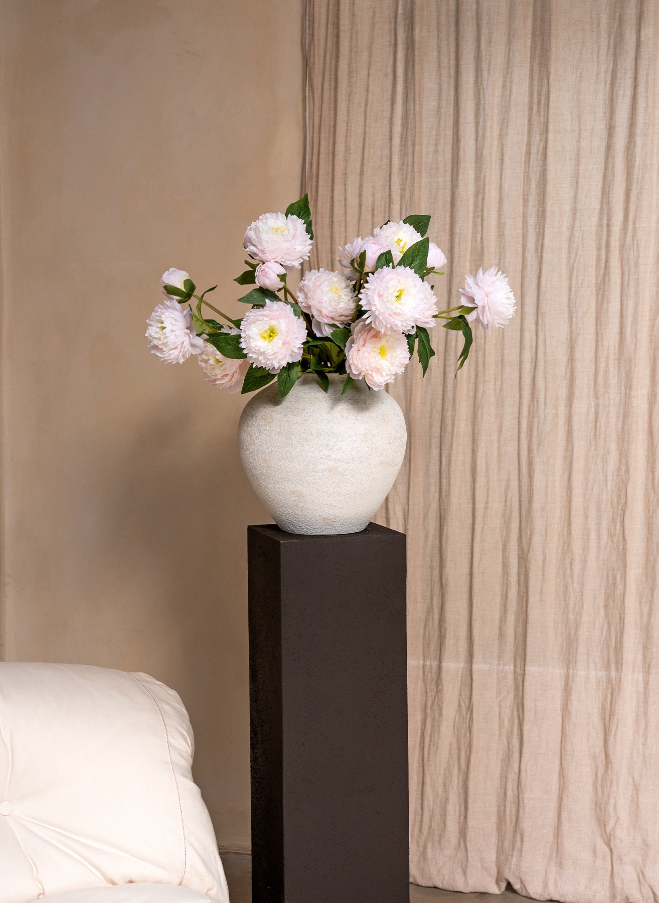 Zijden Pioenrozen - Lichtroze