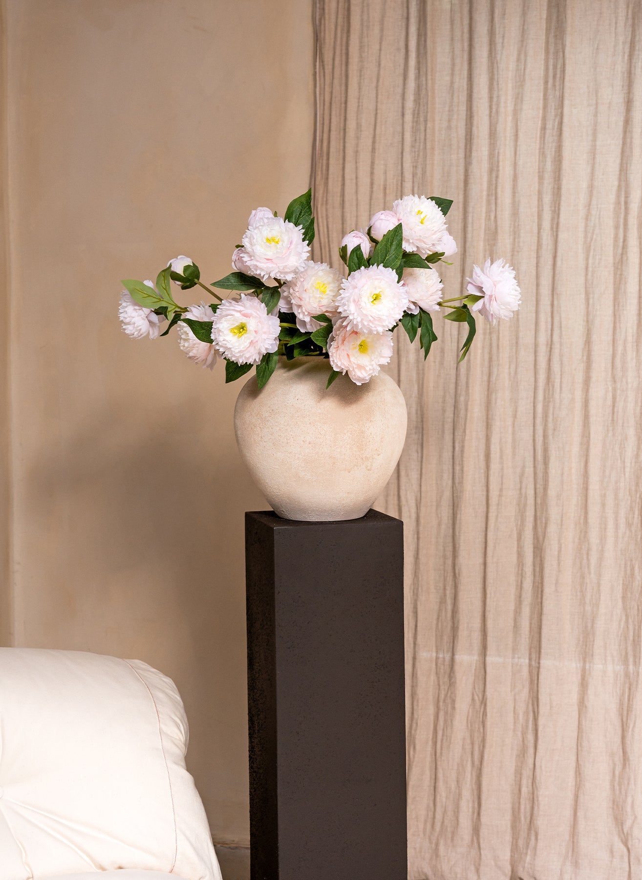 Zijden Pioenrozen - Lichtroze