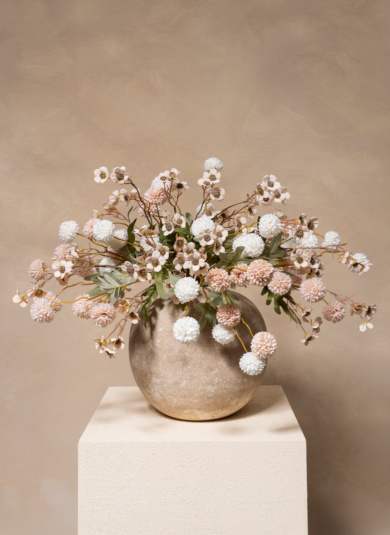 Wax Arrangement - Beige mix