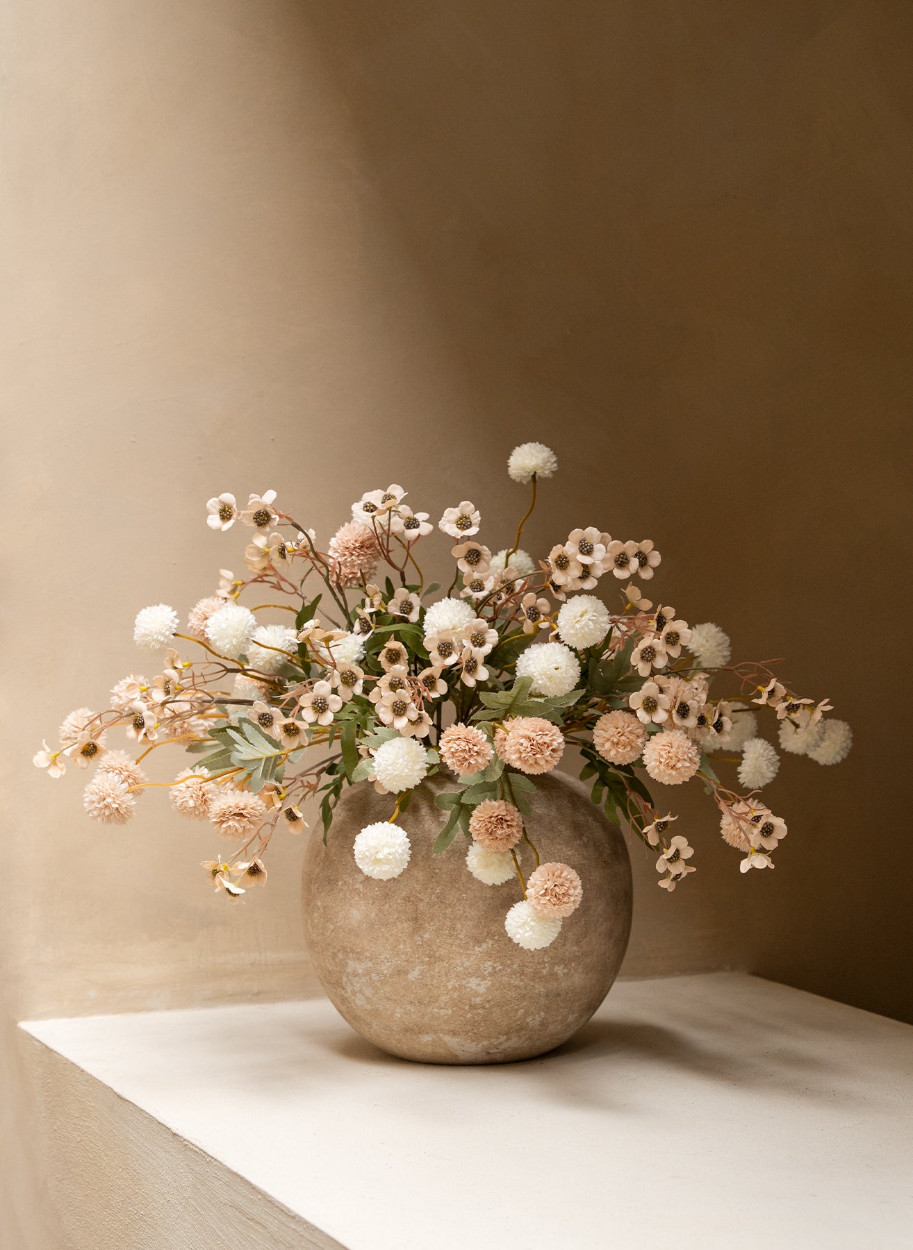 Wax Arrangement - Beige mix