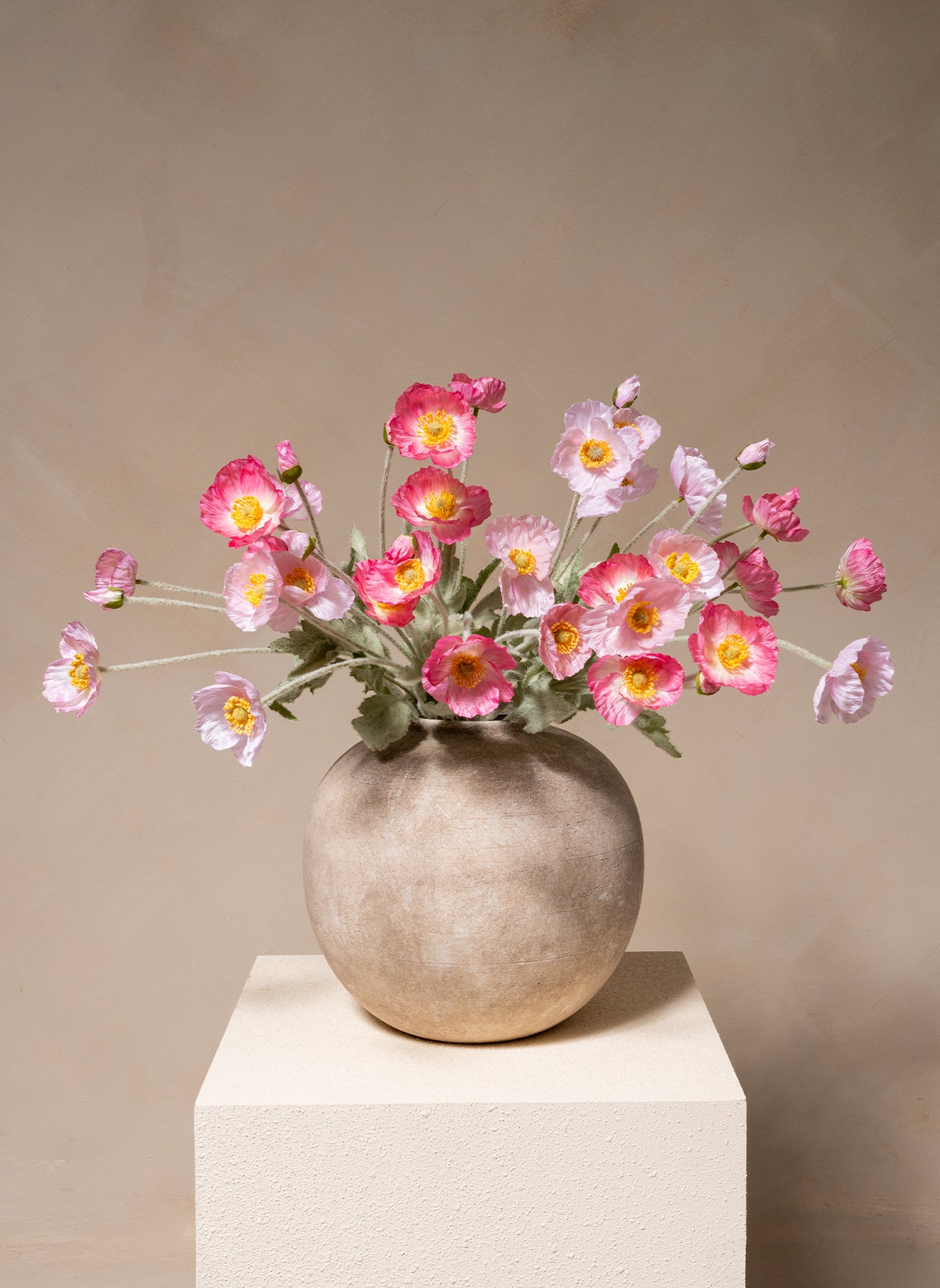 Zijden Klaprozen - Roze Mix