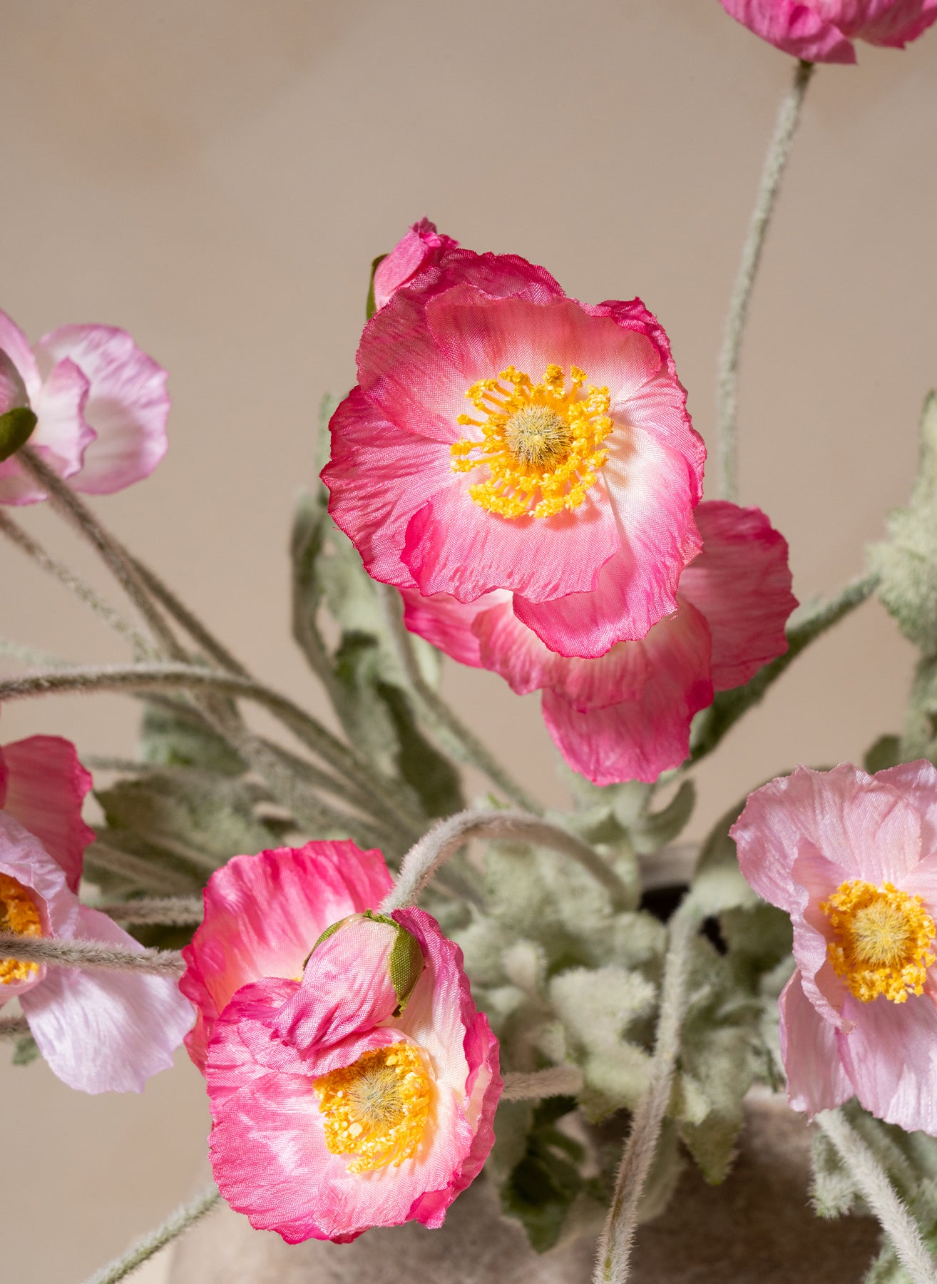 Zijden Klaprozen - Roze Mix