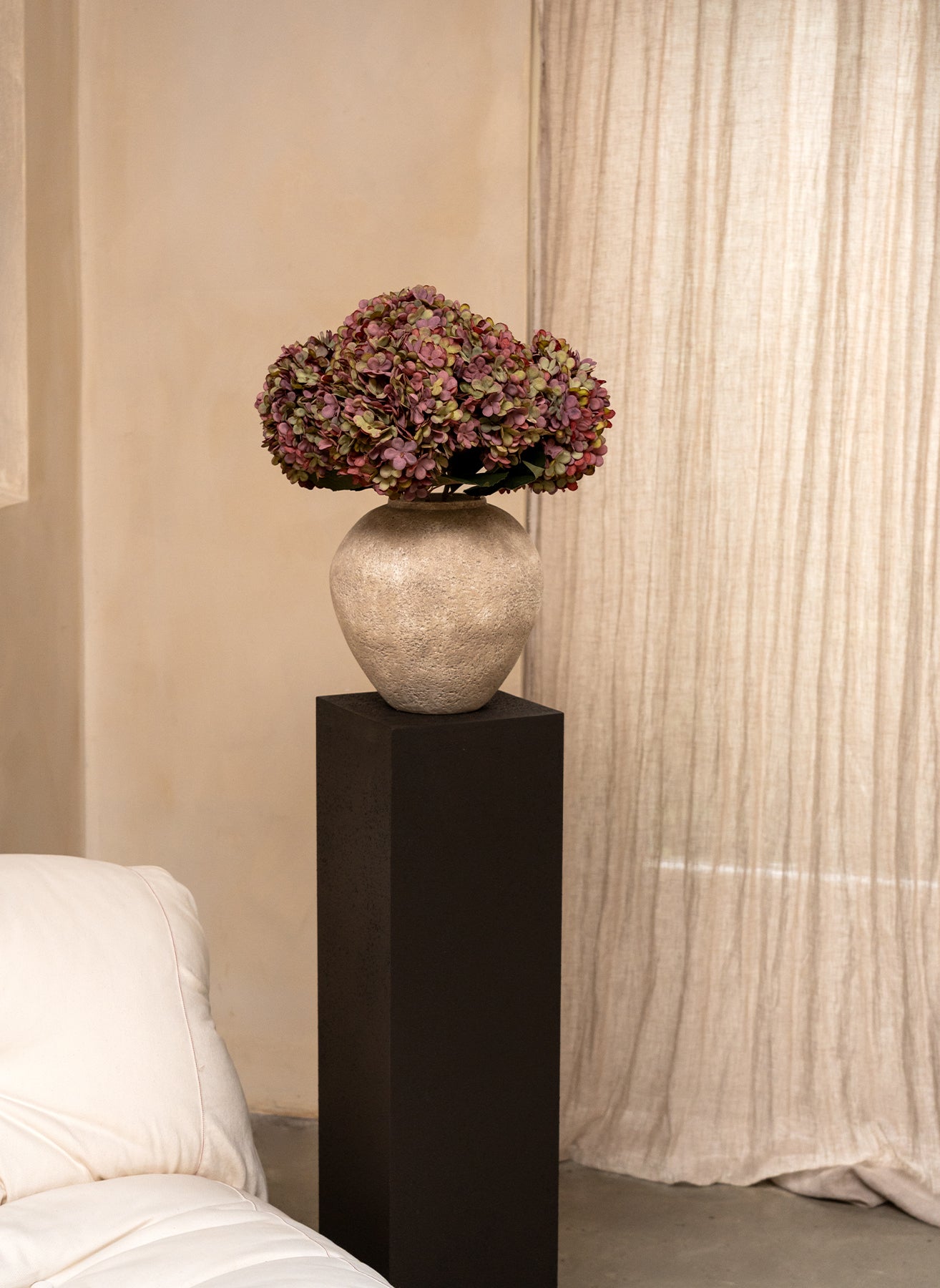 Grote Zijden Hortensia - Paars