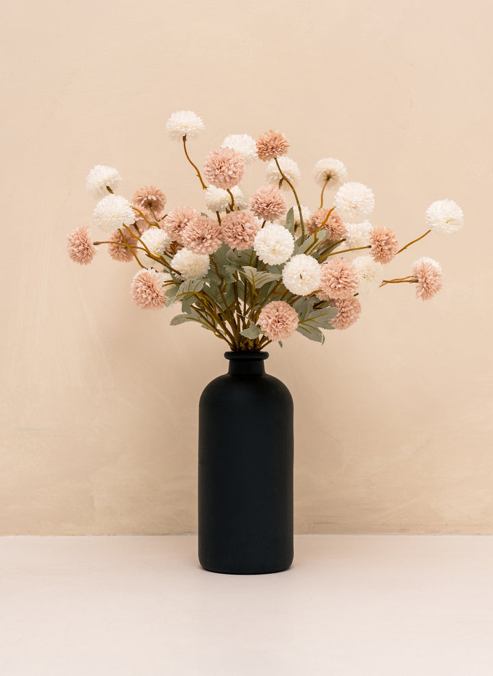 Zijden Kiku Bloemen - Beige Mix (10 stengels)