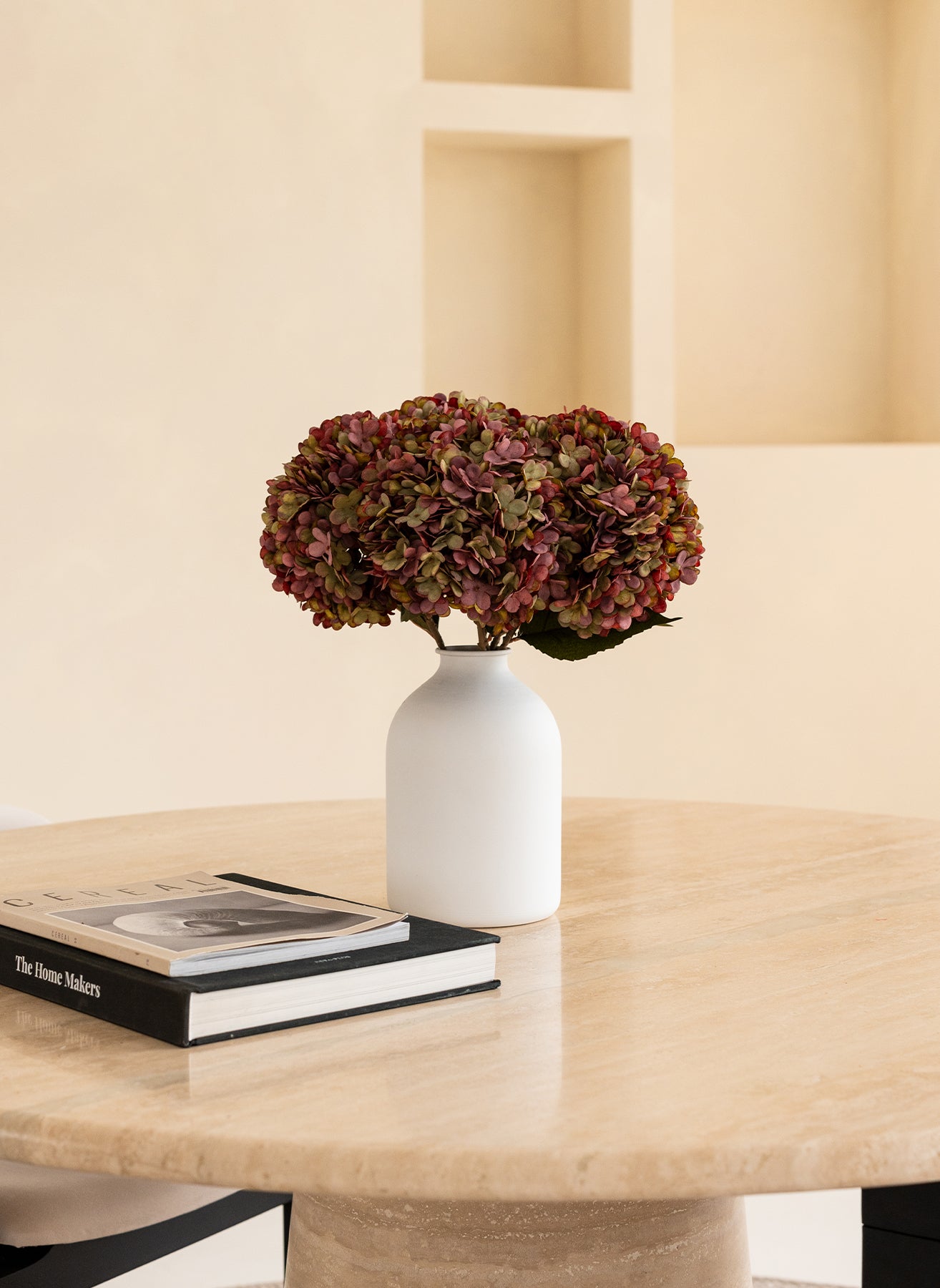 Grote Zijden Hortensia - Paars